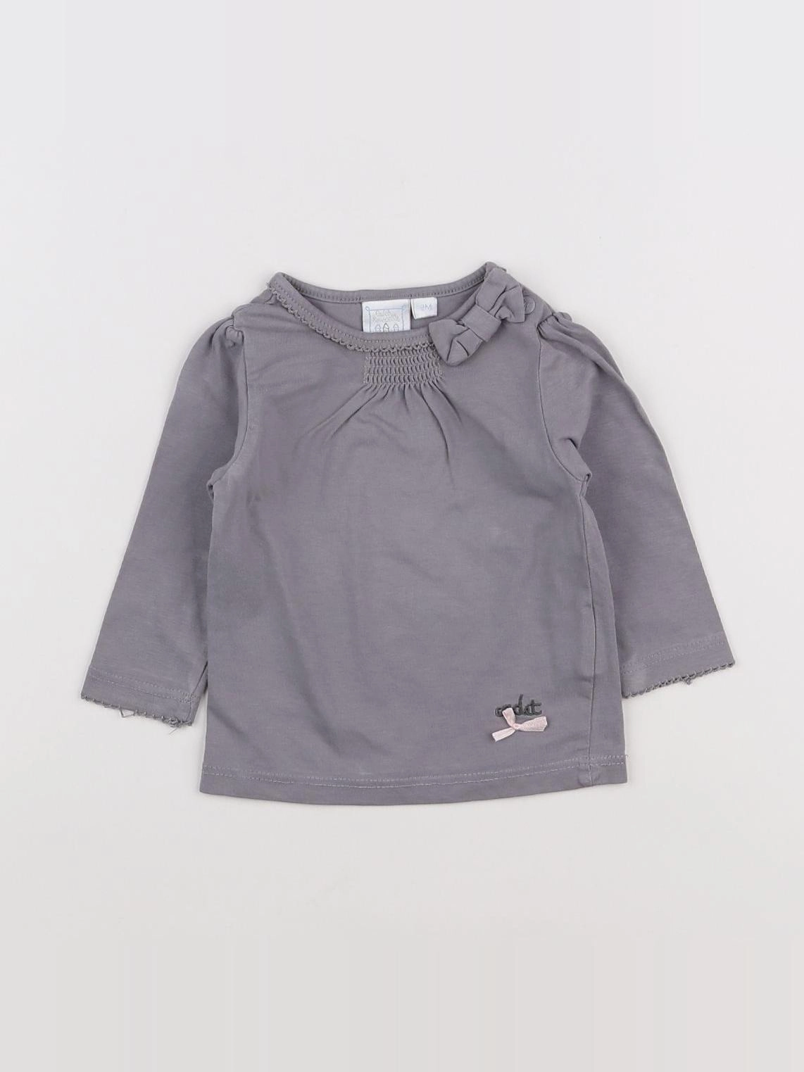 Cadet Rousselle - tee-shirt gris - 3 mois
