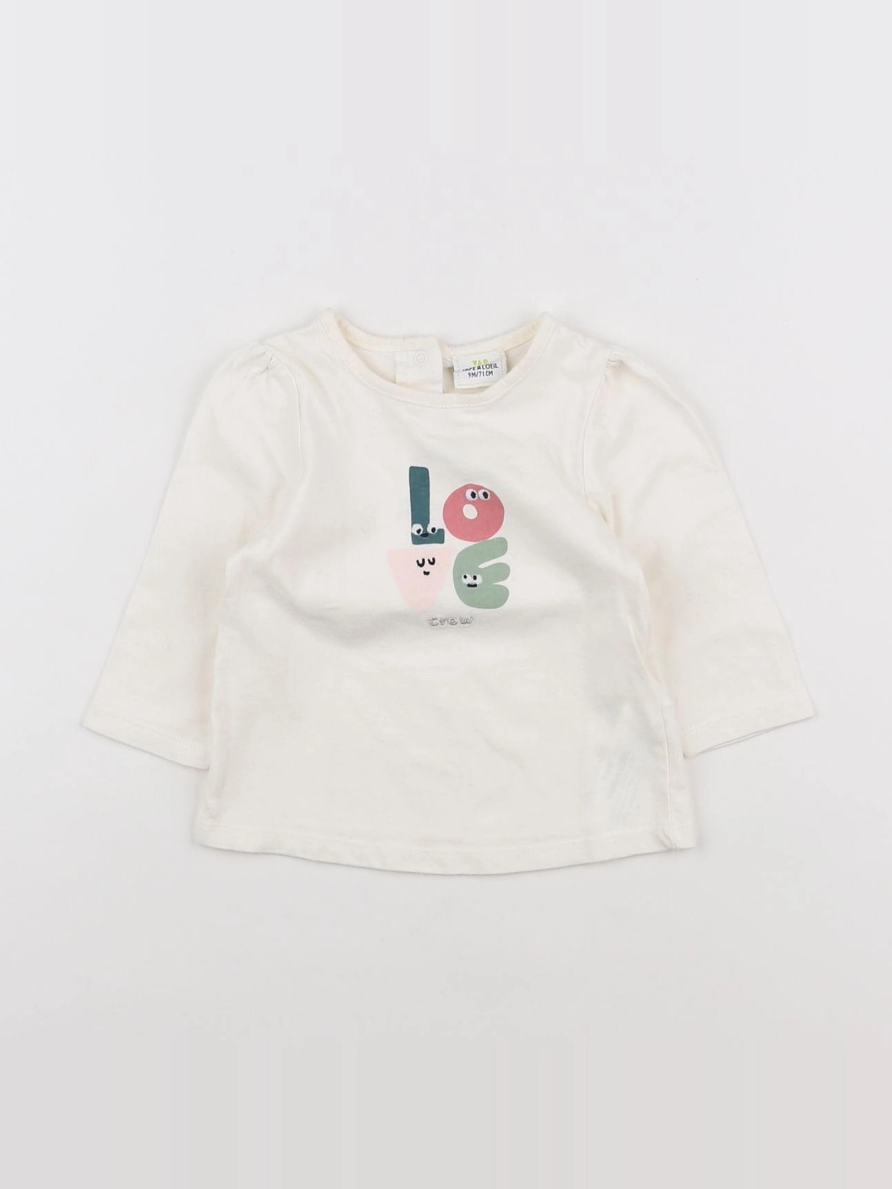 Tape à l'oeil - tee-shirt beige, multicolore - 9 mois