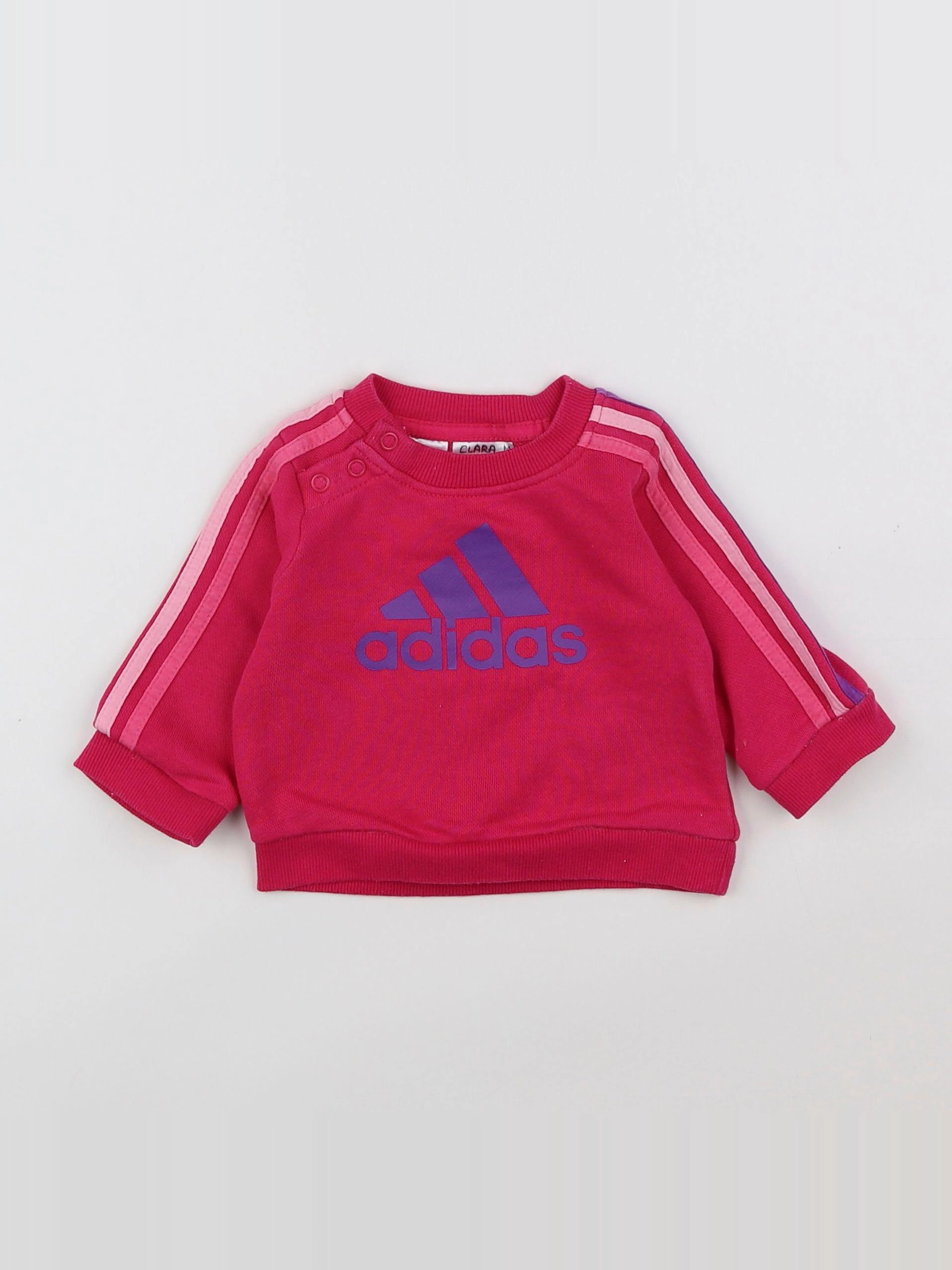 Adidas - sweat rose - 3 mois
