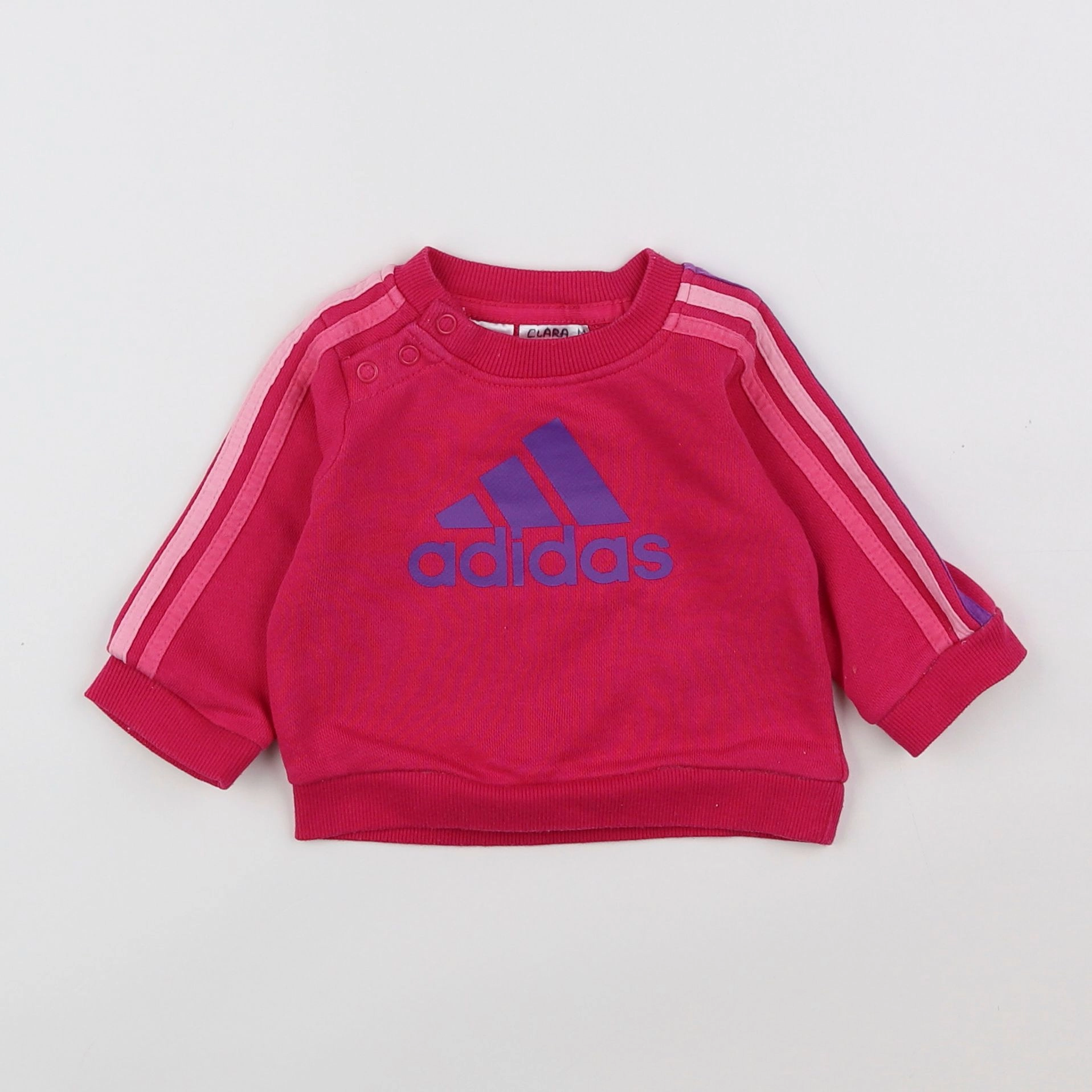 Adidas - sweat rose - 3 mois