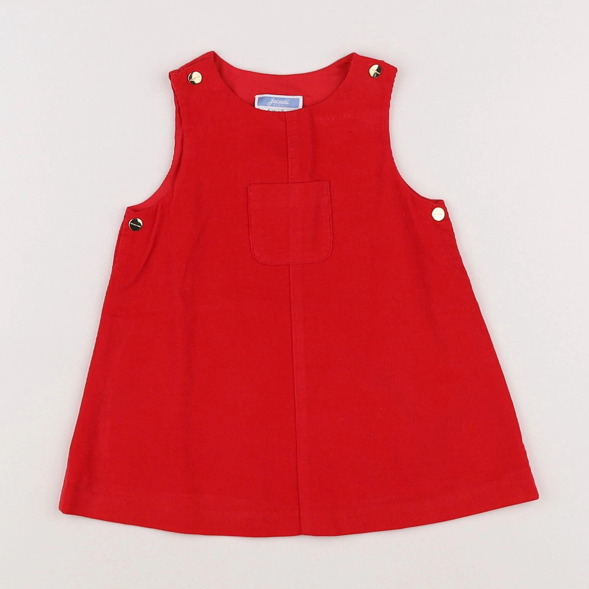 Jacadi - robe rouge - 12 mois