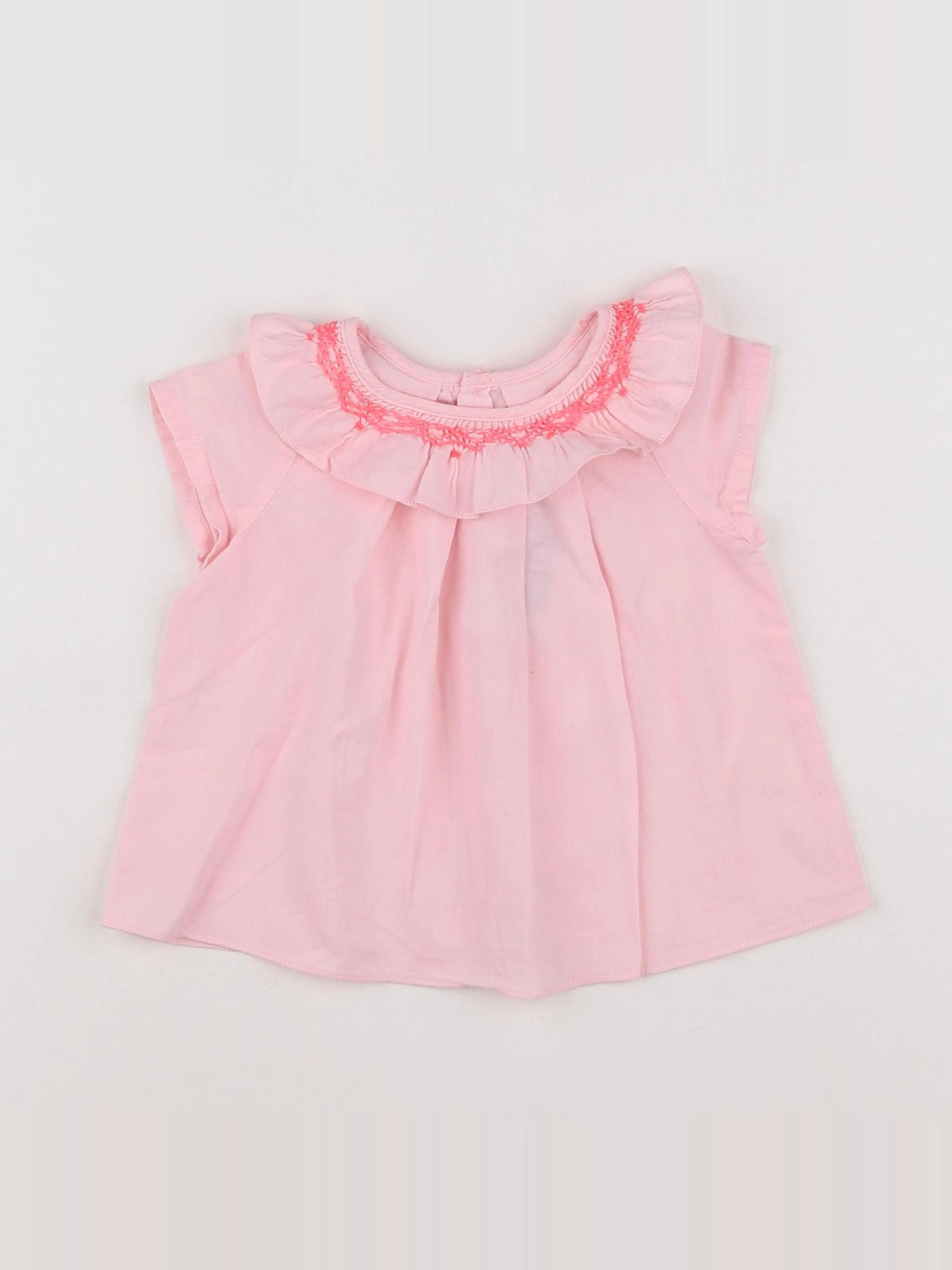 Jacadi - blouse rose - 12 mois
