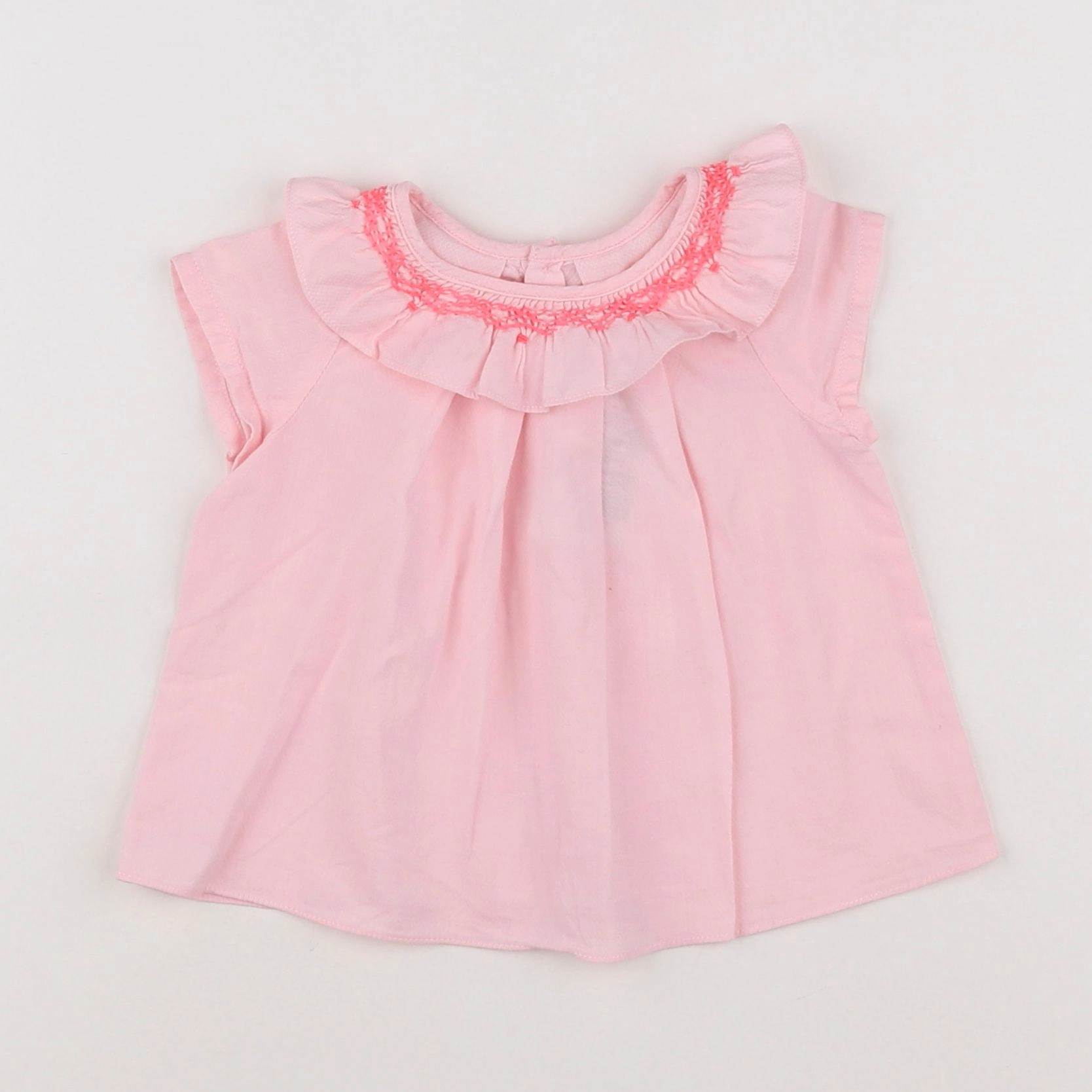 Jacadi - blouse rose - 12 mois