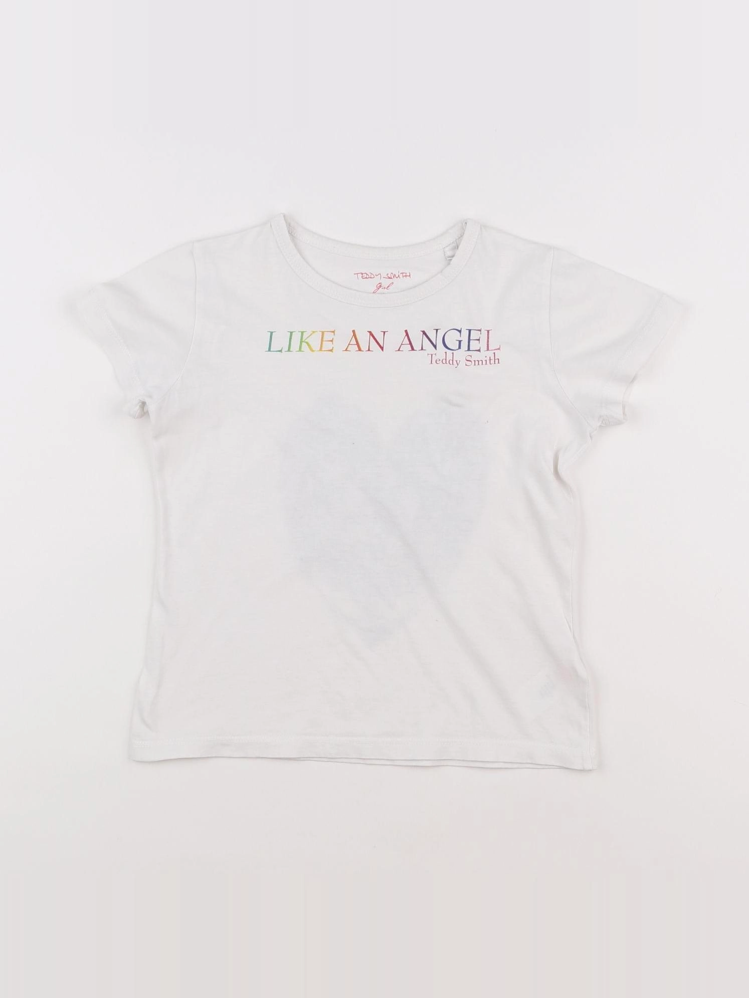 Teddy Smith - tee-shirt blanc - 6 ans