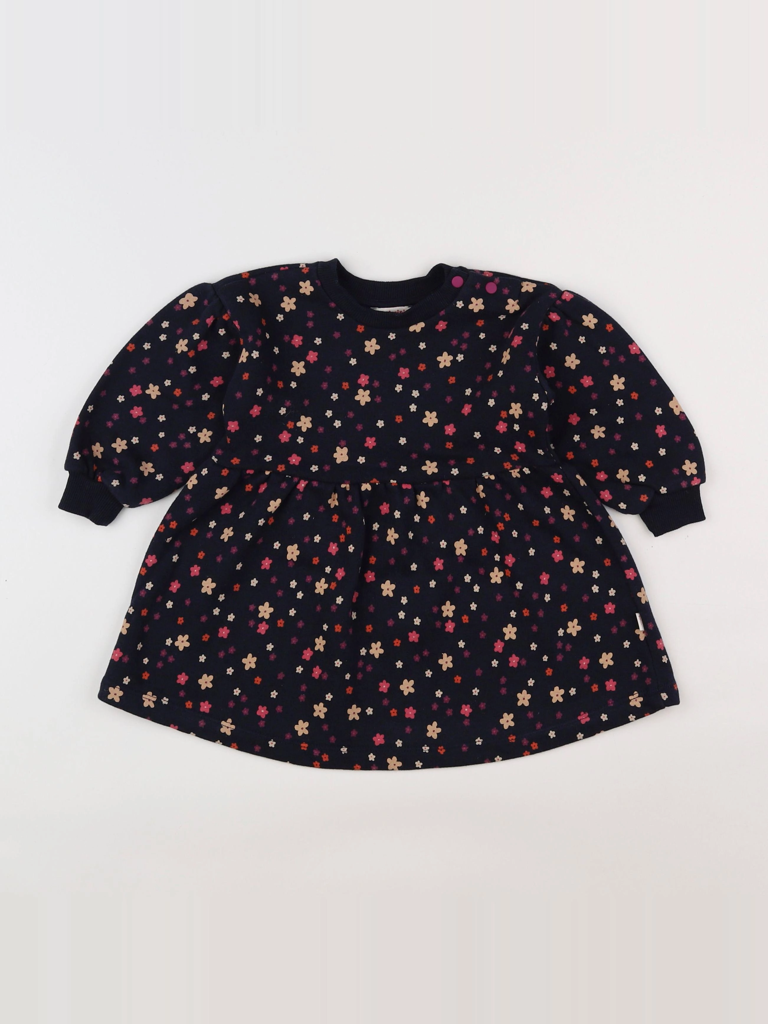 Catimini - robe bleu - 12 mois