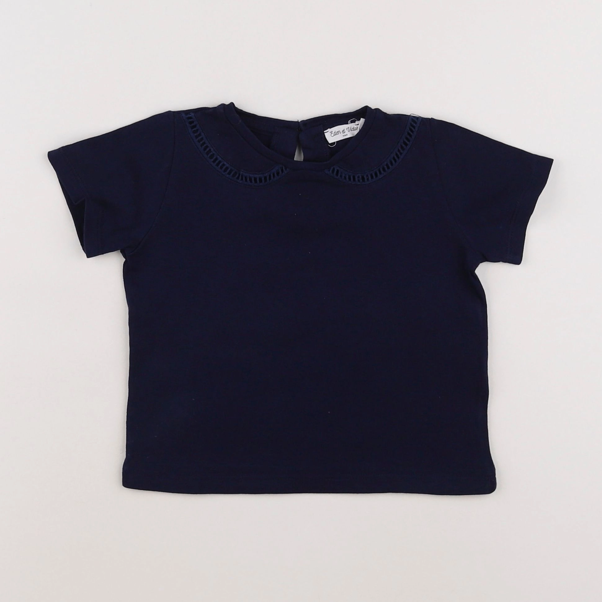 Eden & Victor - tee-shirt bleu - 12 mois