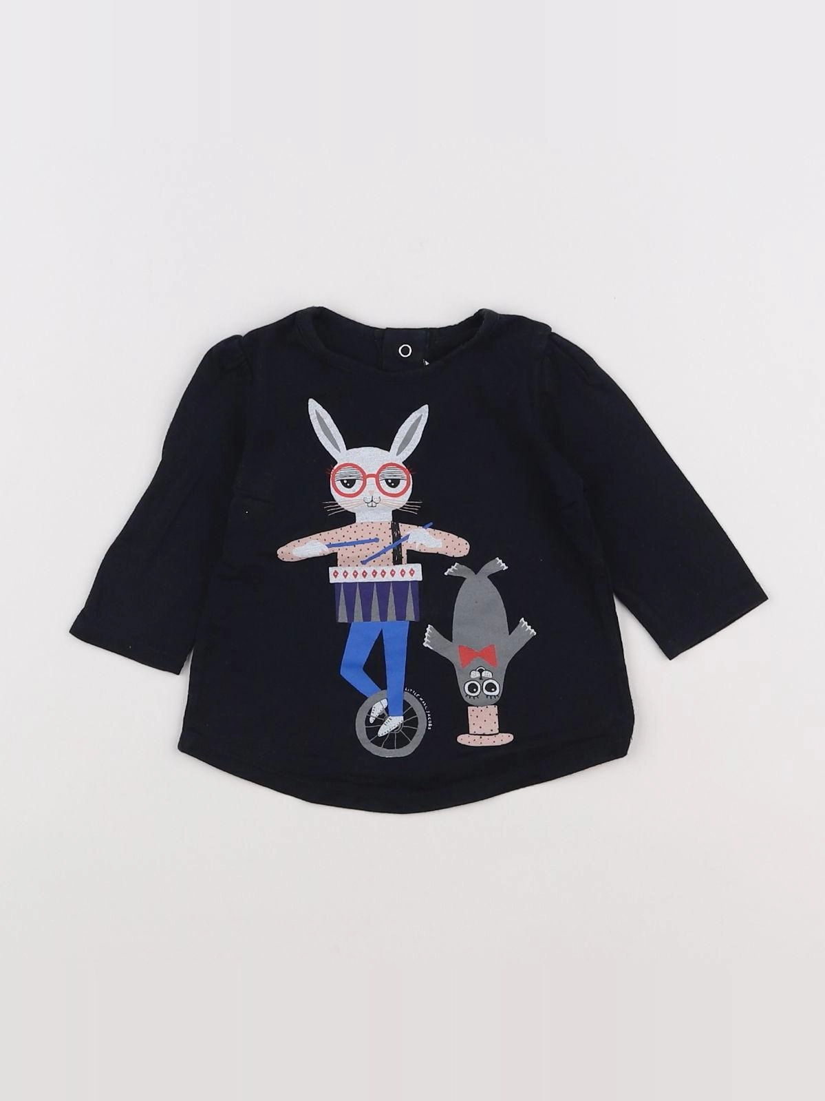 Little marc jacobs - tee-shirt noir - 3 mois