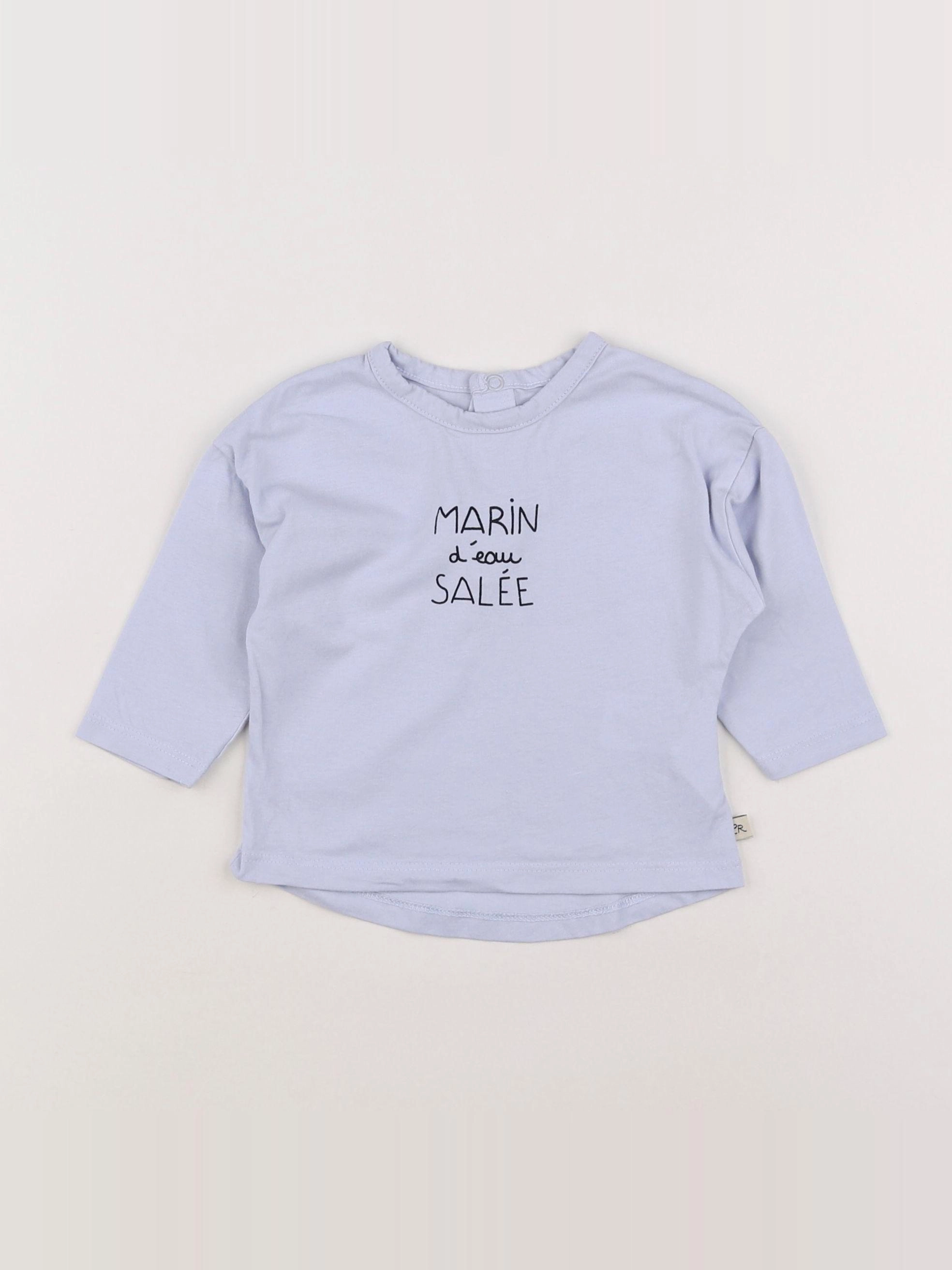 Cadet Rousselle - tee-shirt bleu - 6 mois