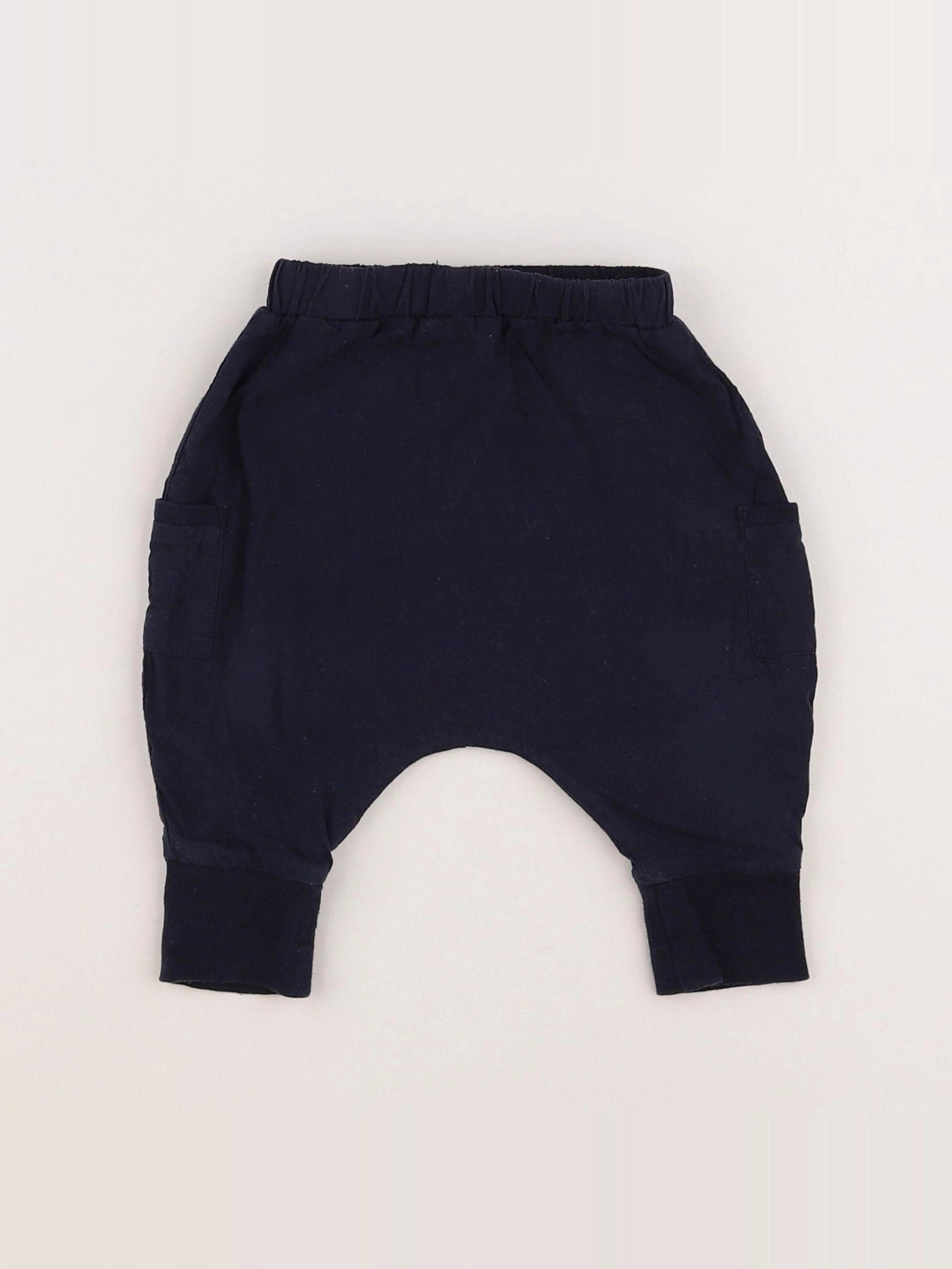 Boutchou - sarouel bleu - 3 mois