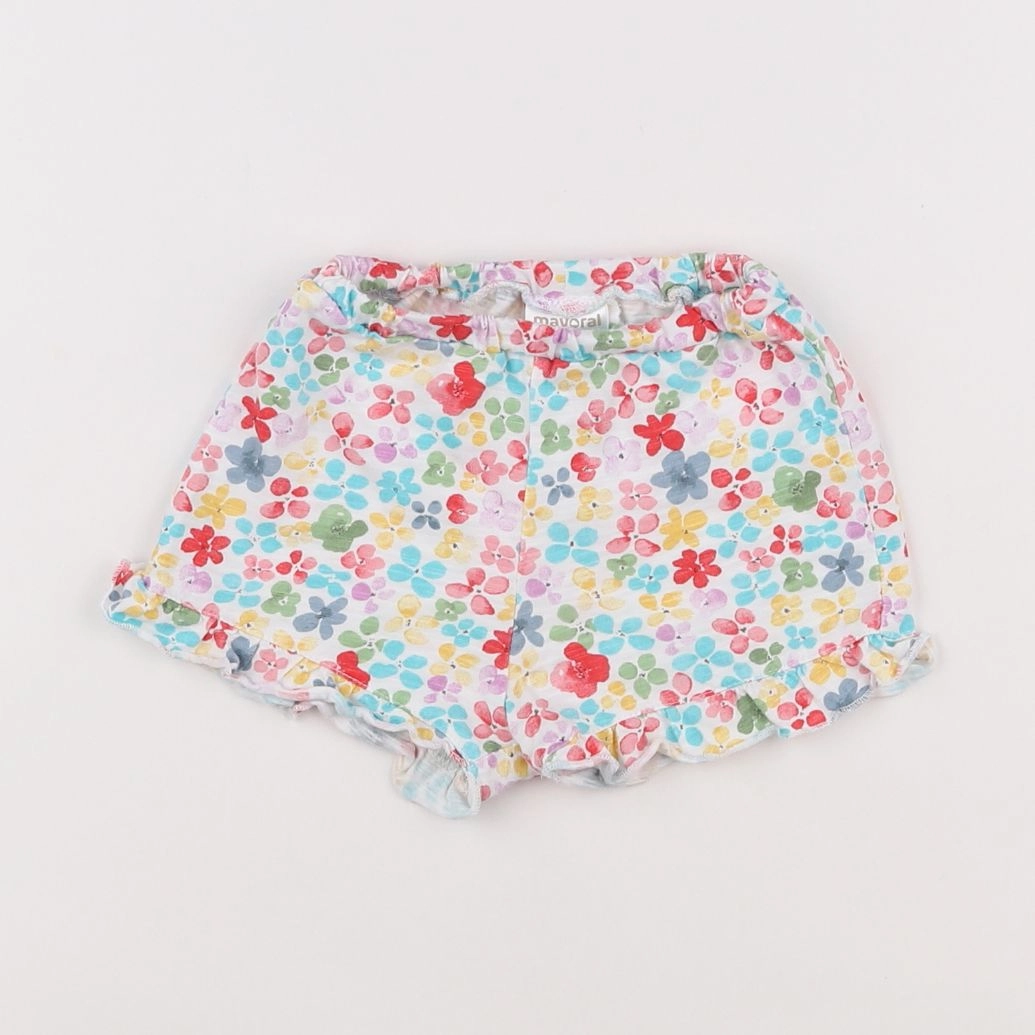 Mayoral - short multicolore - 12 mois