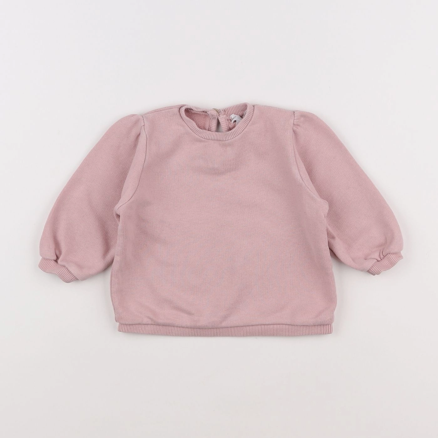 Zara - sweat rose - 3/6 mois