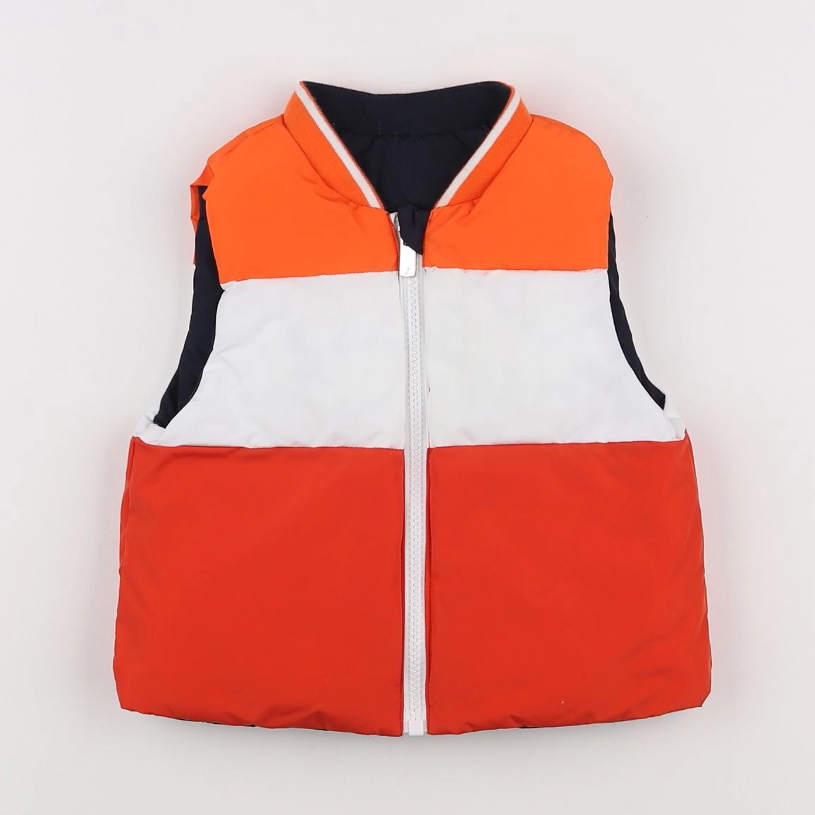 Jacadi - doudoune bleu, orange - 18 mois