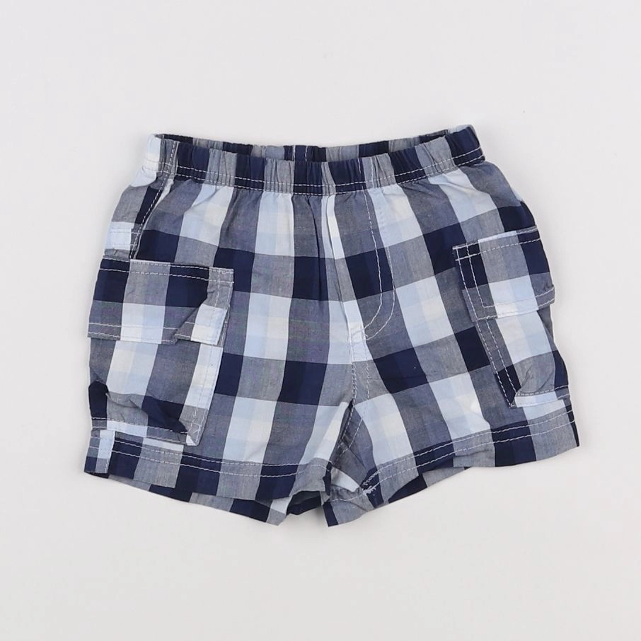 Absorba - short bleu - 6 mois