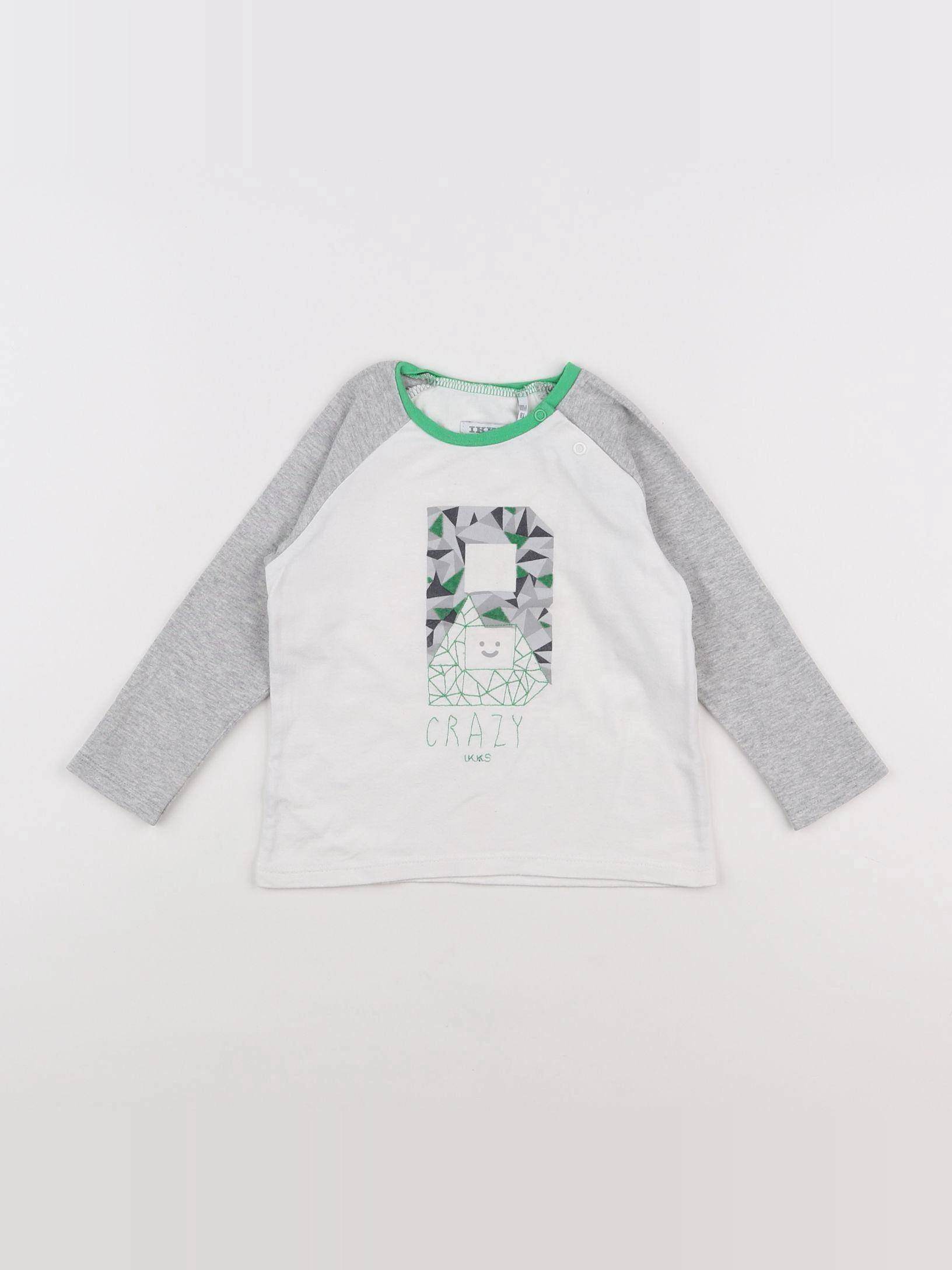 IKKS - tee-shirt gris - 18 mois