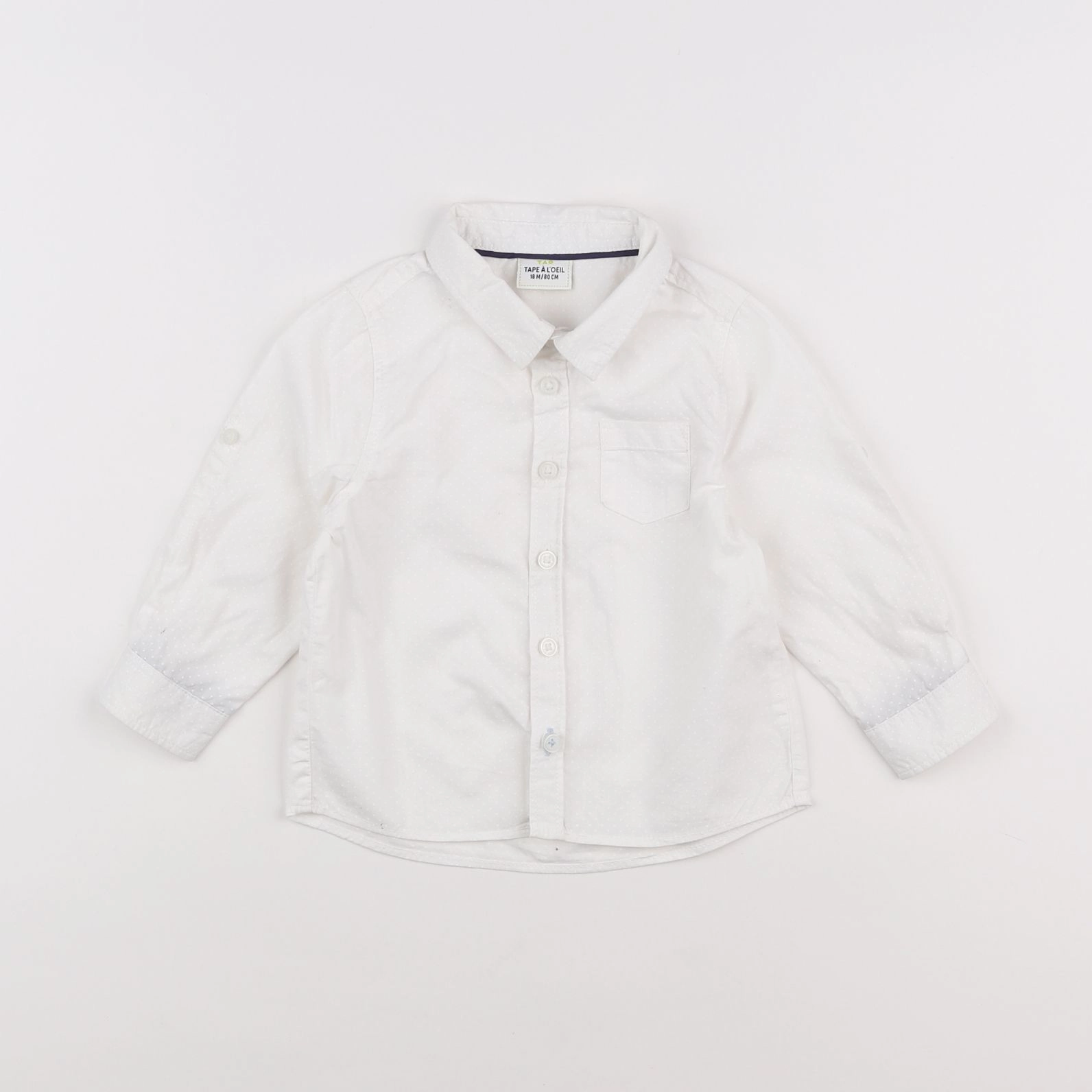 Tape à l'oeil - chemise blanc - 18 mois