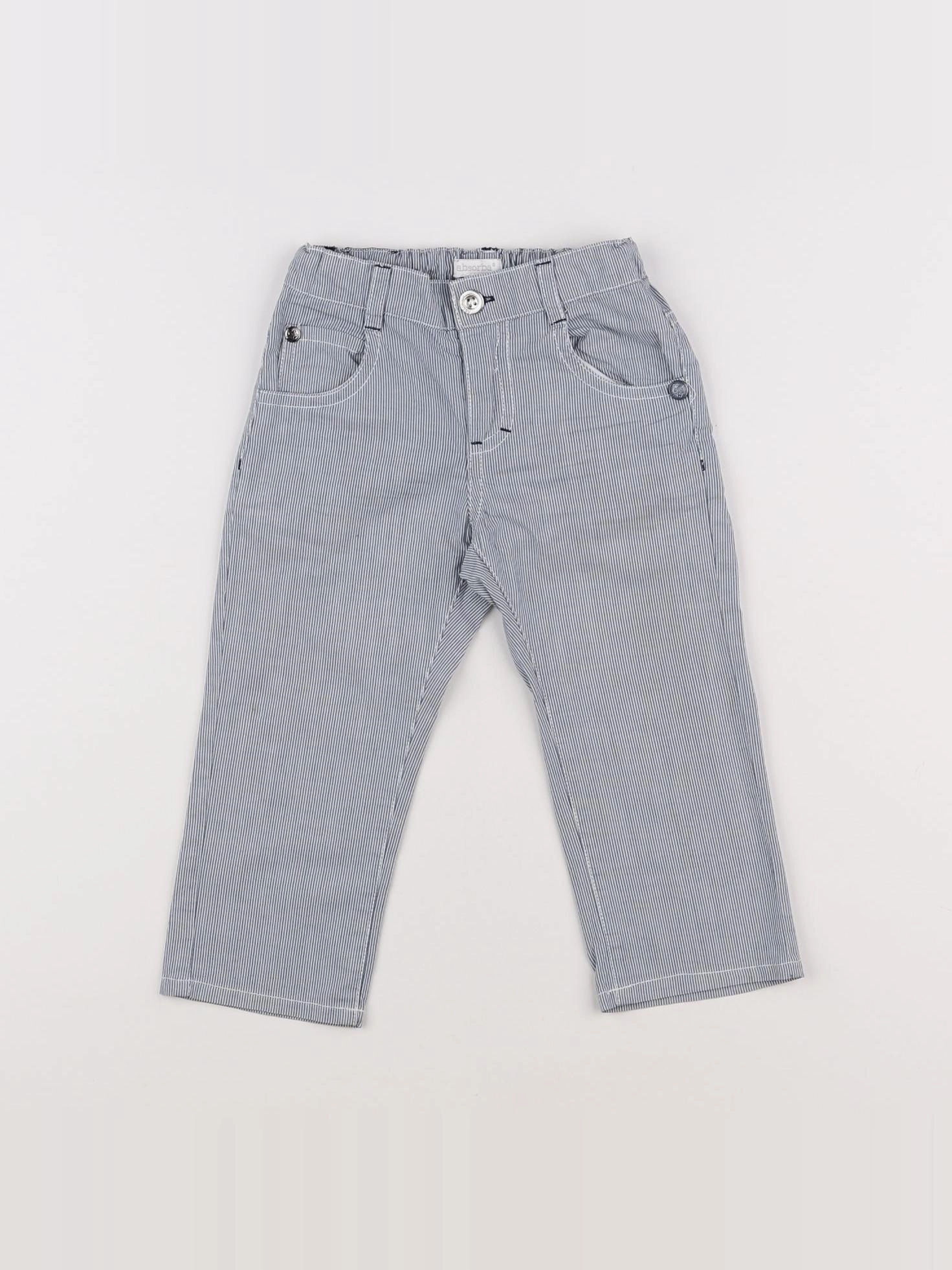 Absorba - pantalon bleu - 18 mois