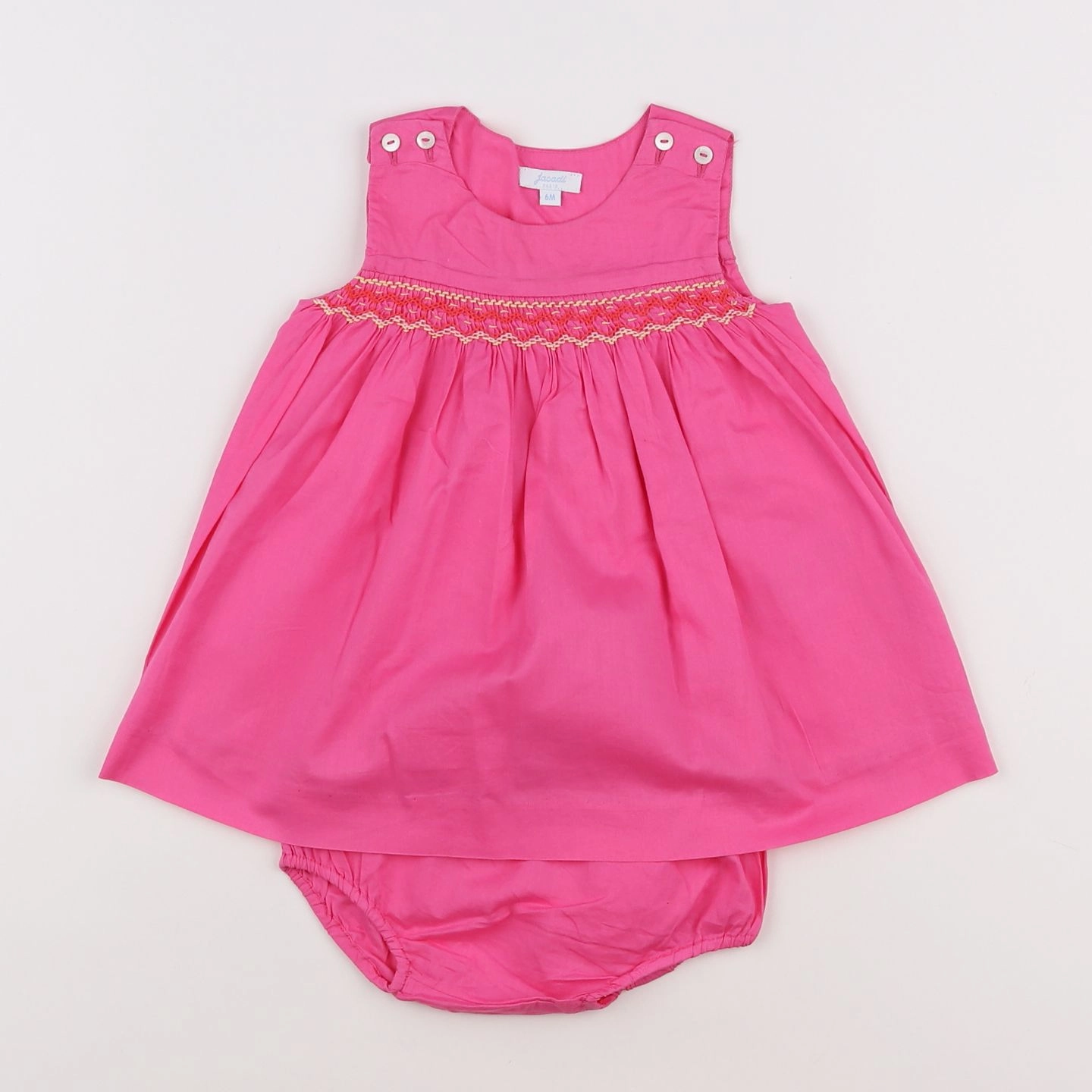 Jacadi - robe rose - 6 mois