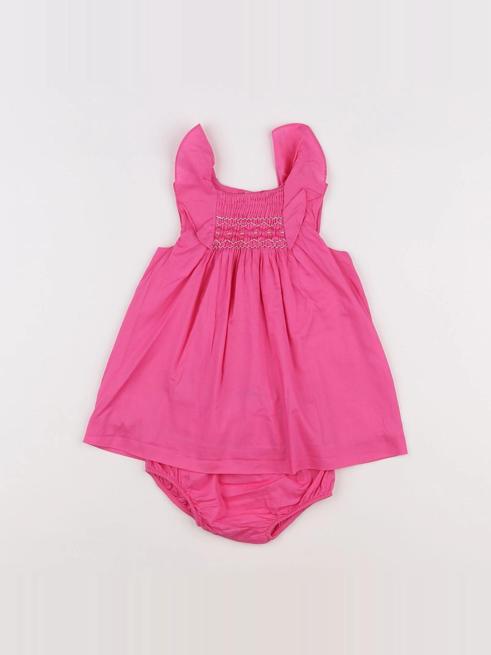 Jacadi - robe rose - 6 mois