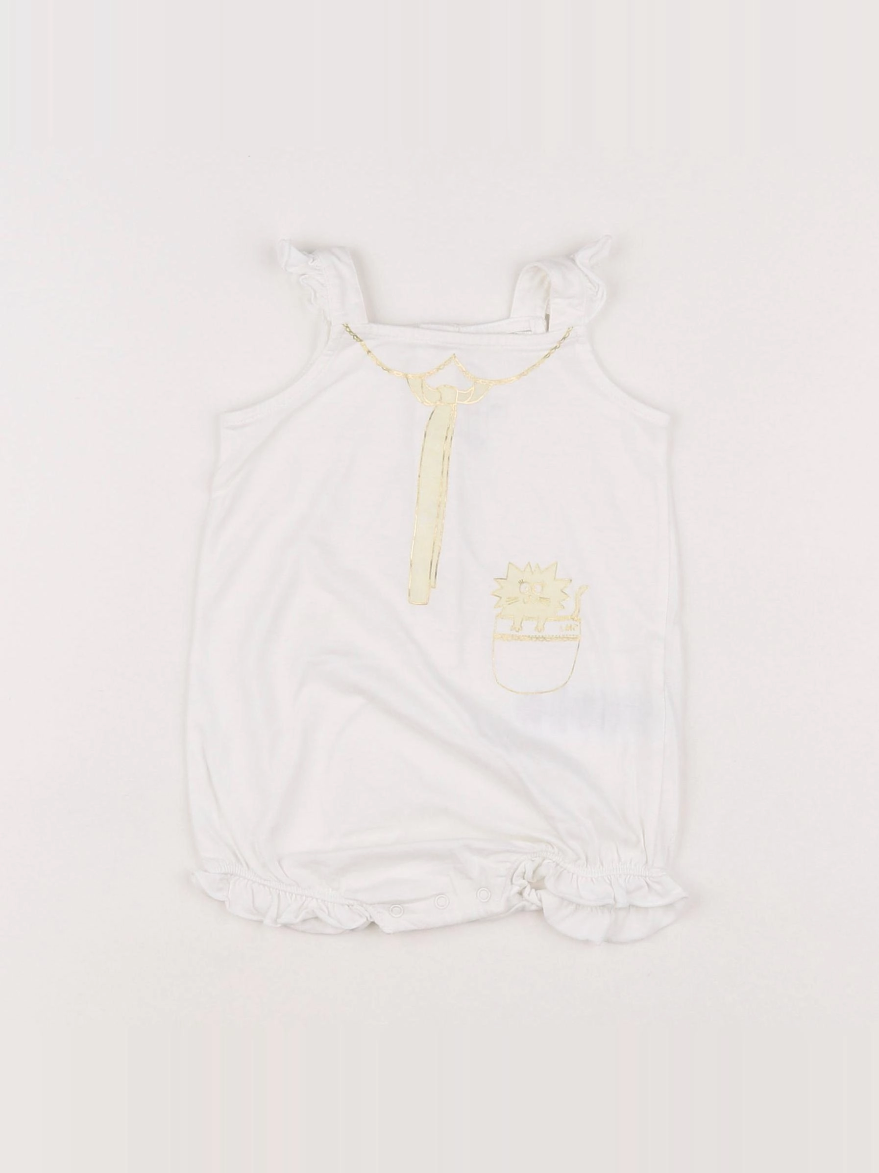 Little marc jacobs - combinaison blanc - 3 mois