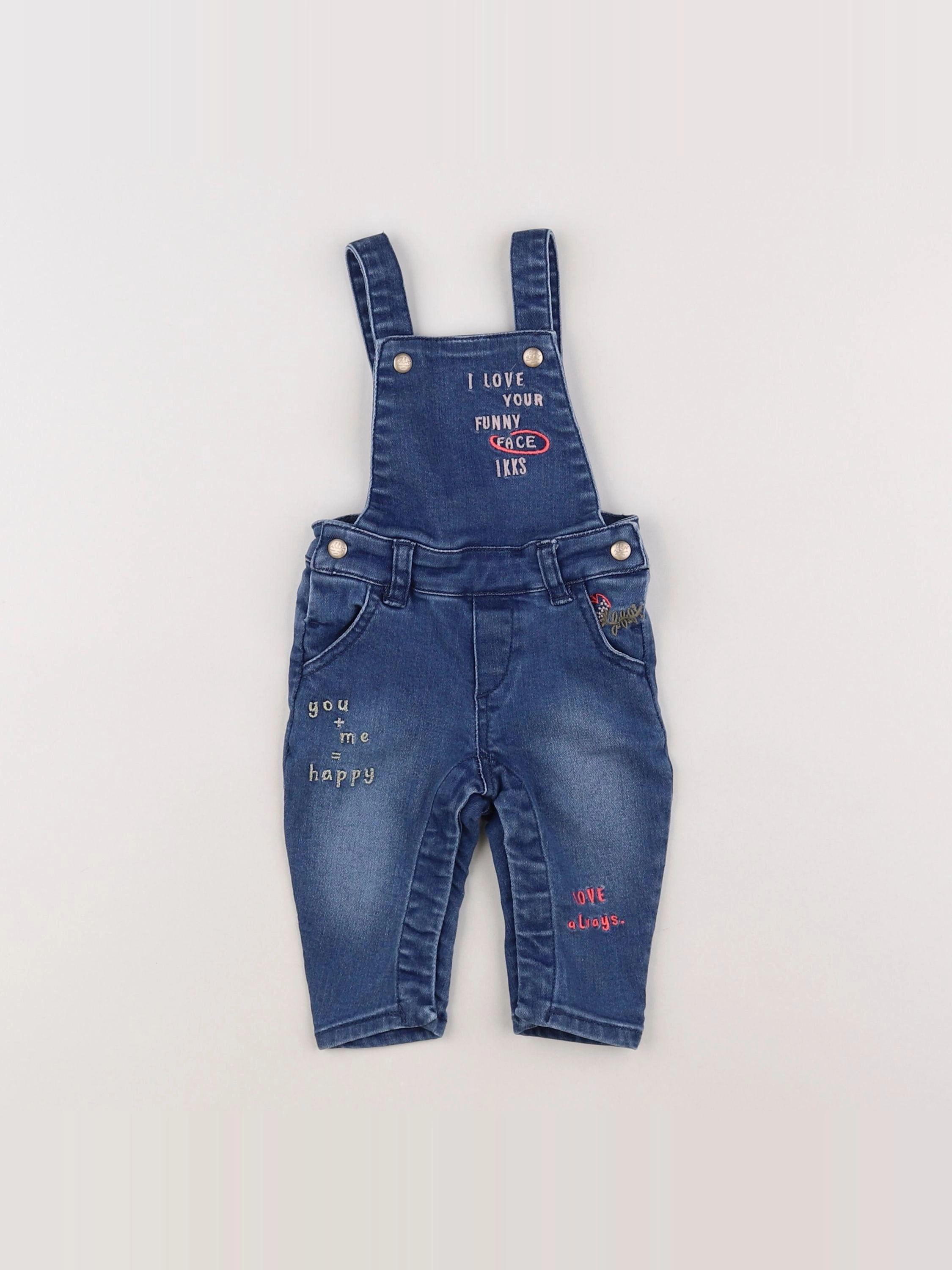 IKKS - salopette bleu - 3 mois