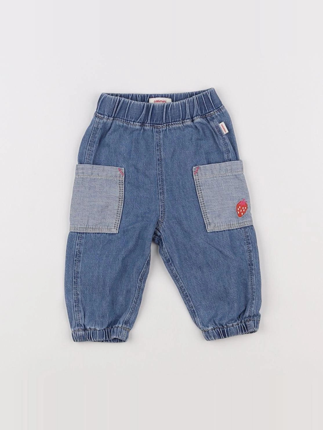 Catimini - pantalon bleu - 3 mois
