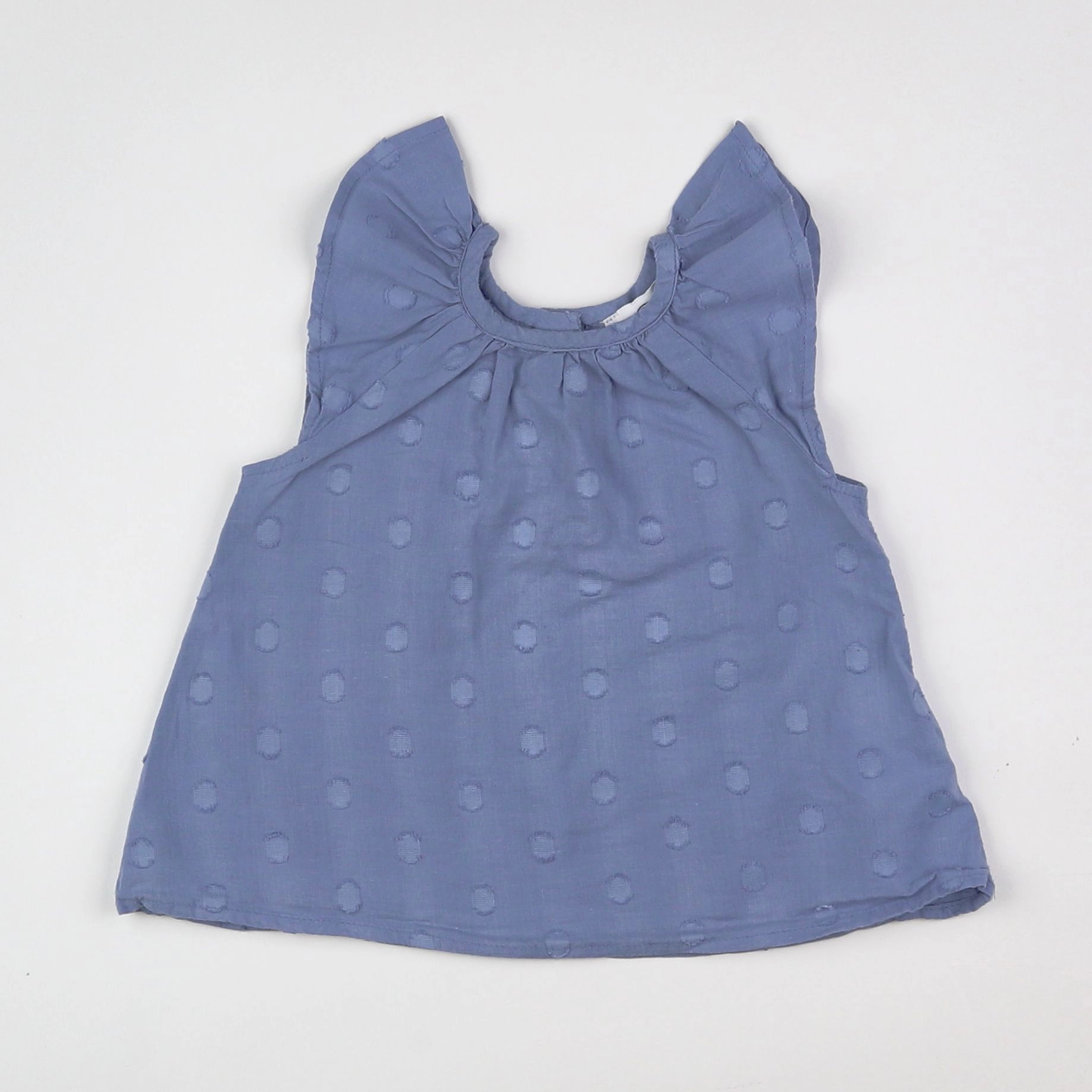 La Redoute - blouse bleu - 9 mois