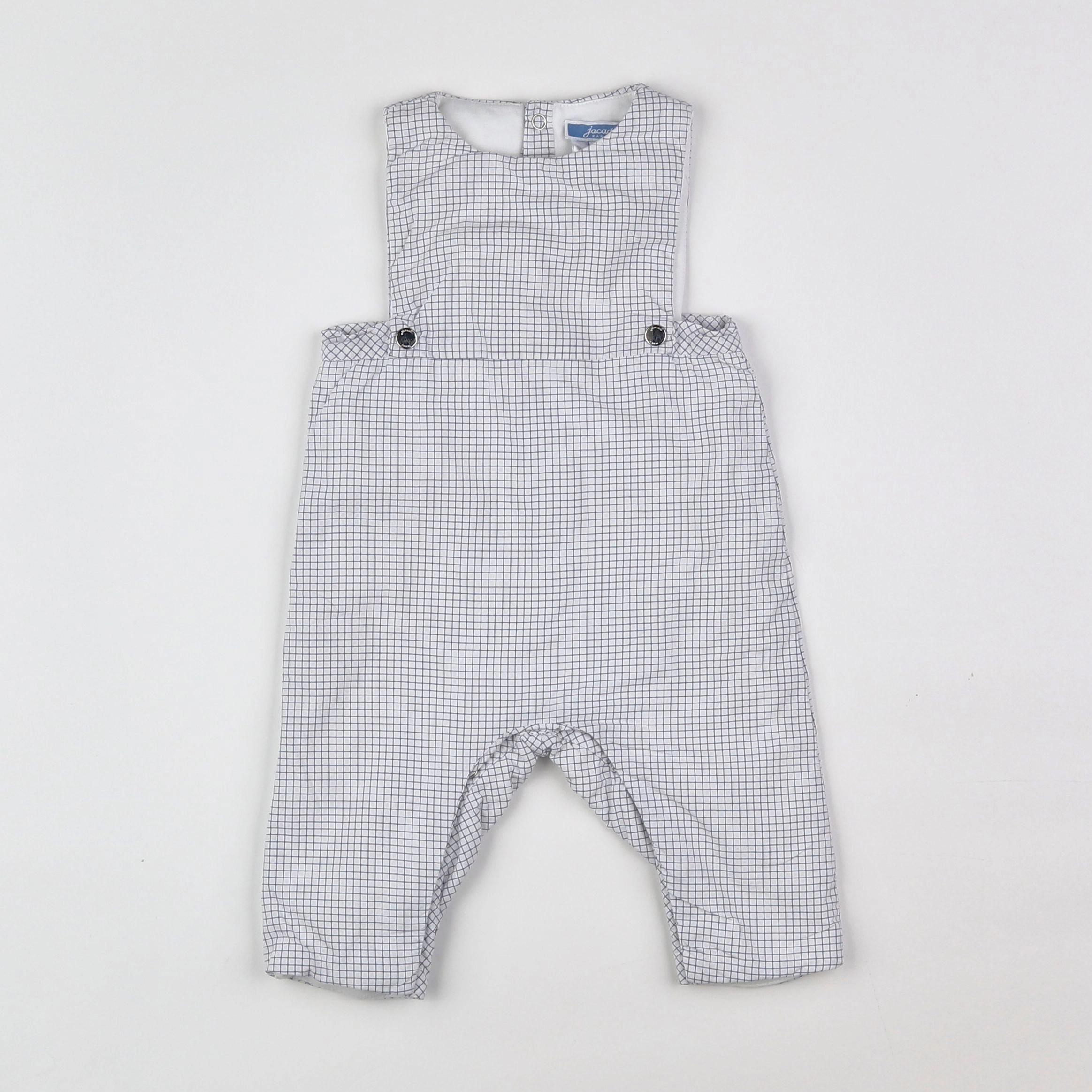 Jacadi - combinaison doublé bleu - 6 mois