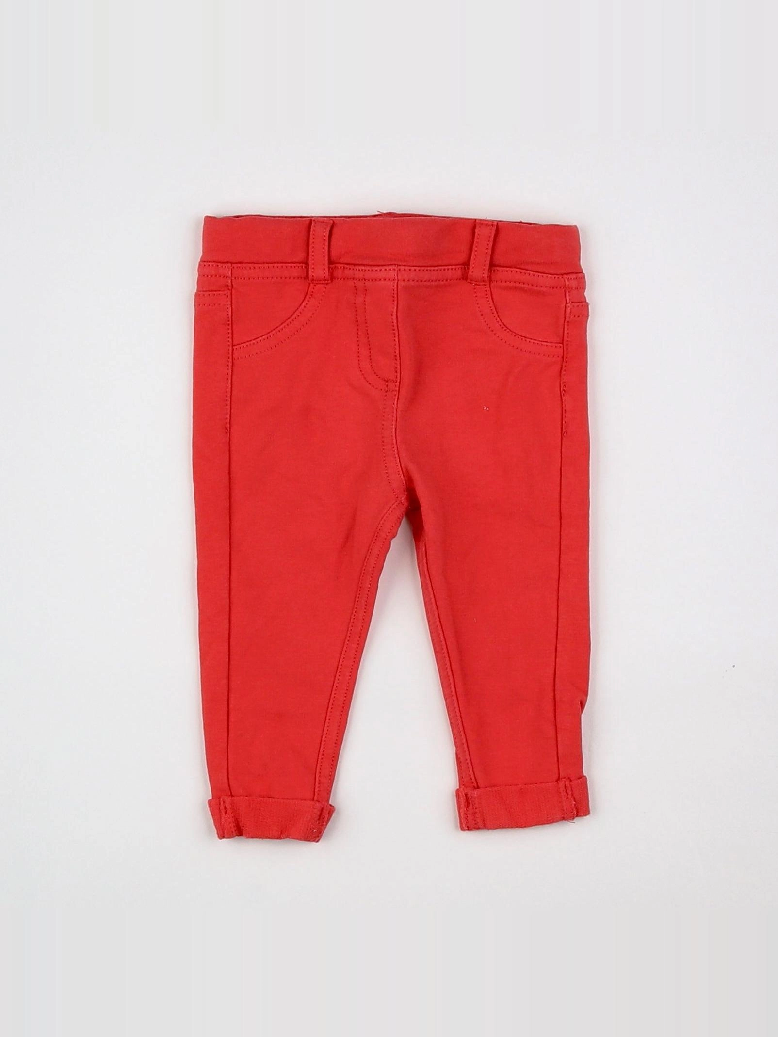 Tape à l'oeil - jegging rouge - 6 mois