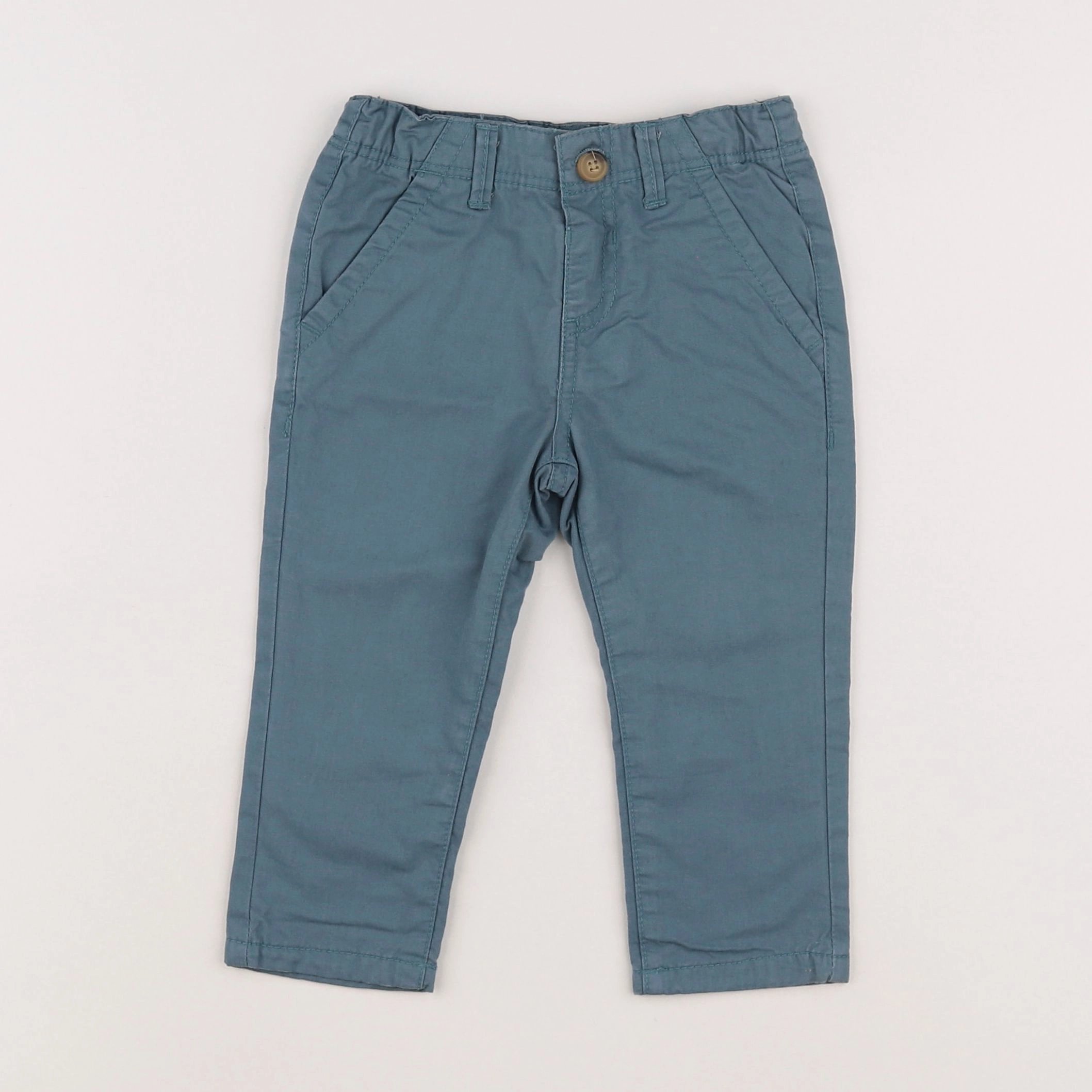 Boutchou - pantalon bleu - 12 mois