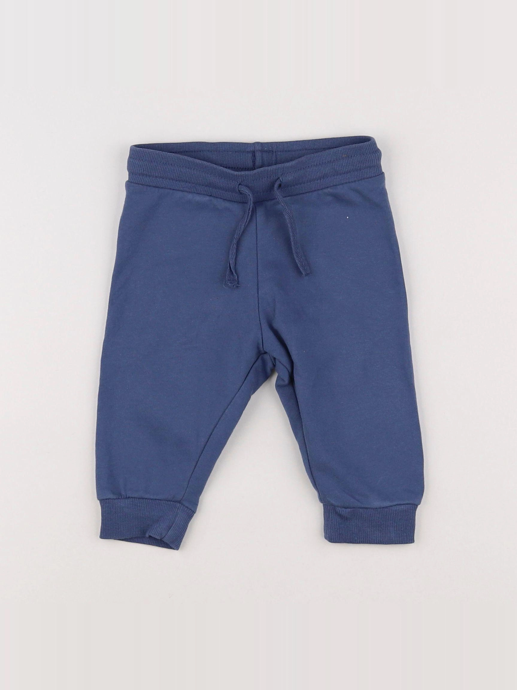 H&M - jogging bleu - 3 mois