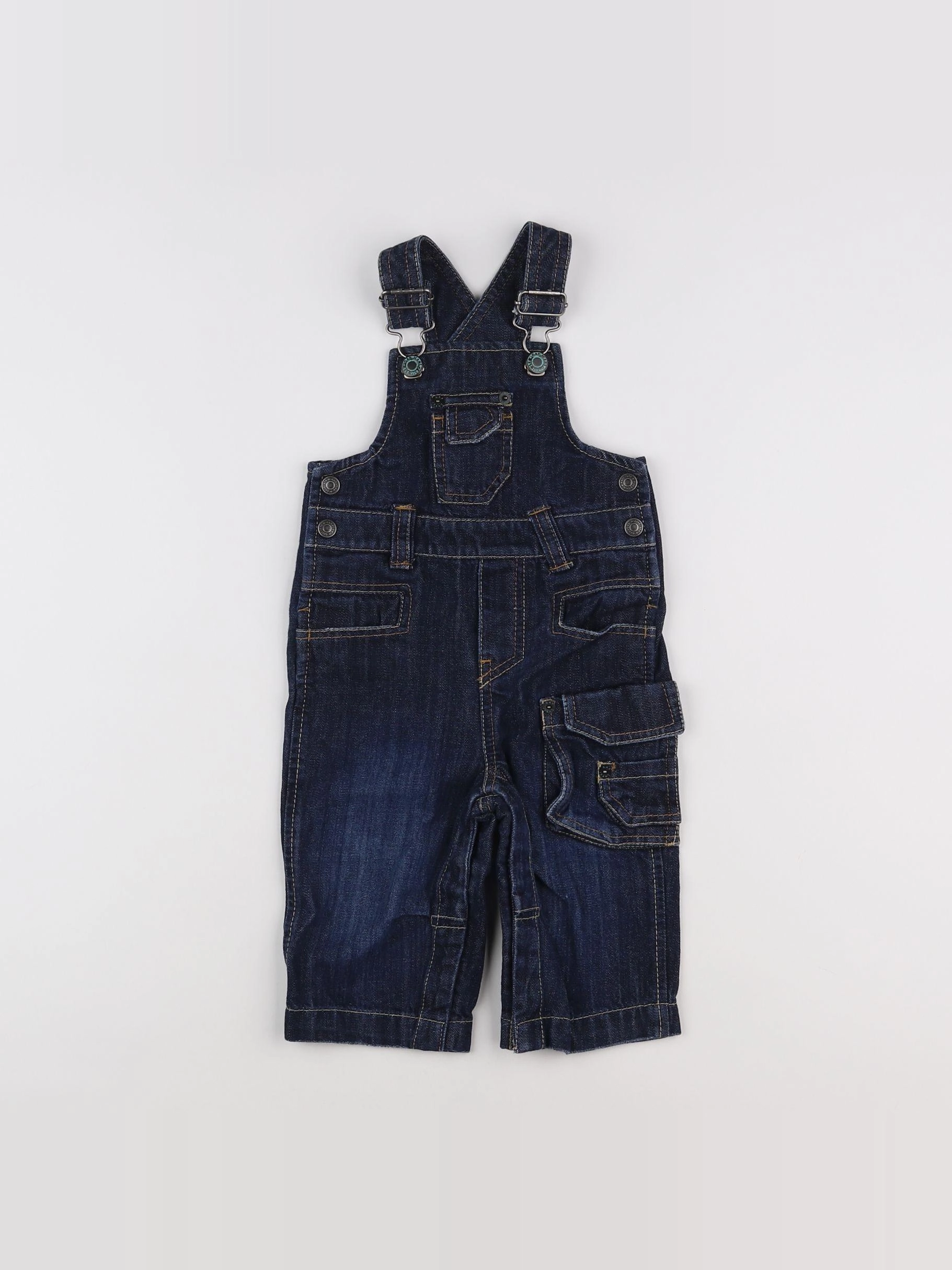 GAP - salopette bleu - 6/12 mois