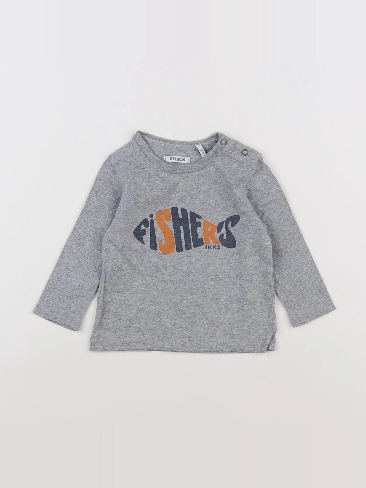 IKKS - tee-shirt gris - 6 mois
