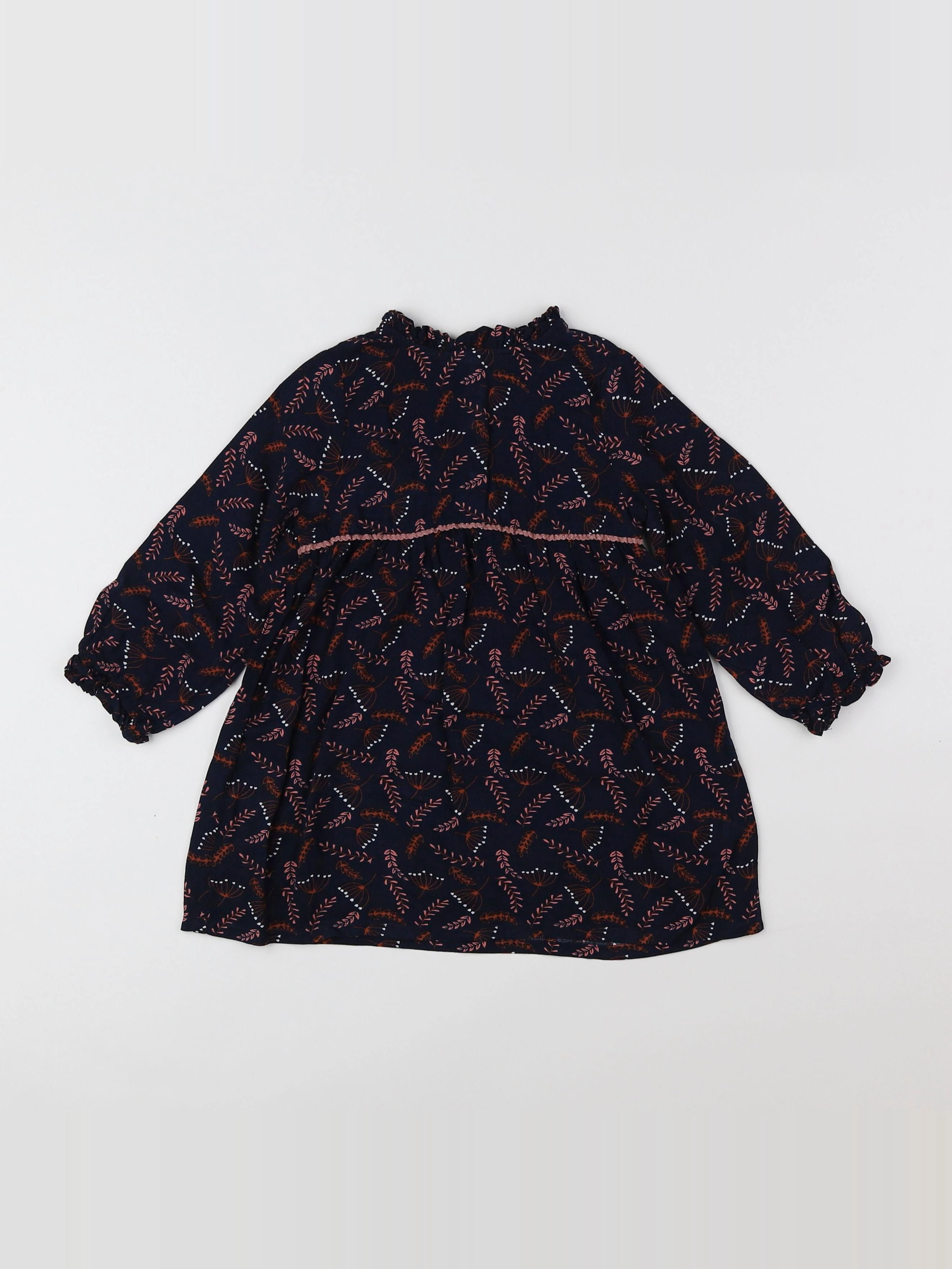 La Redoute - robe rouge, noir - 18 mois