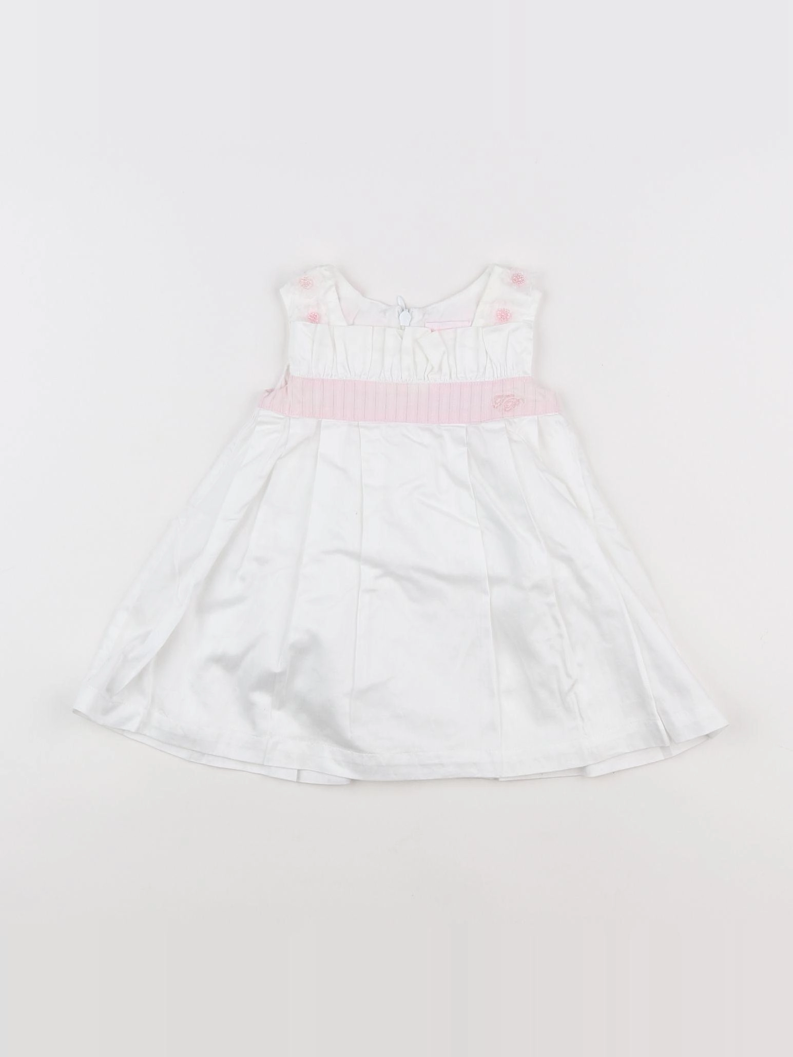 Tutto Piccolo - robe blanc, rose - 6 mois