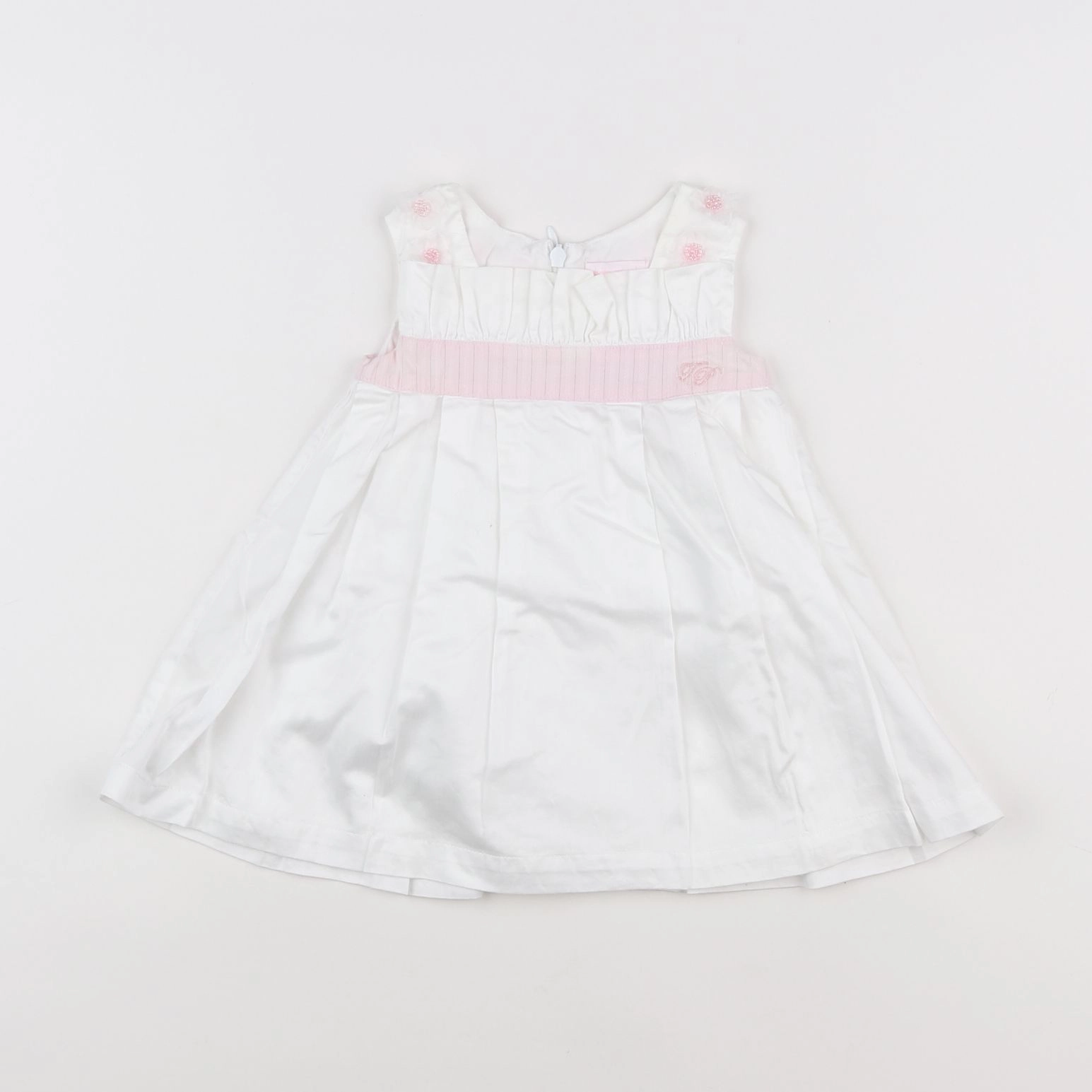 Tutto Piccolo - robe blanc, rose - 6 mois