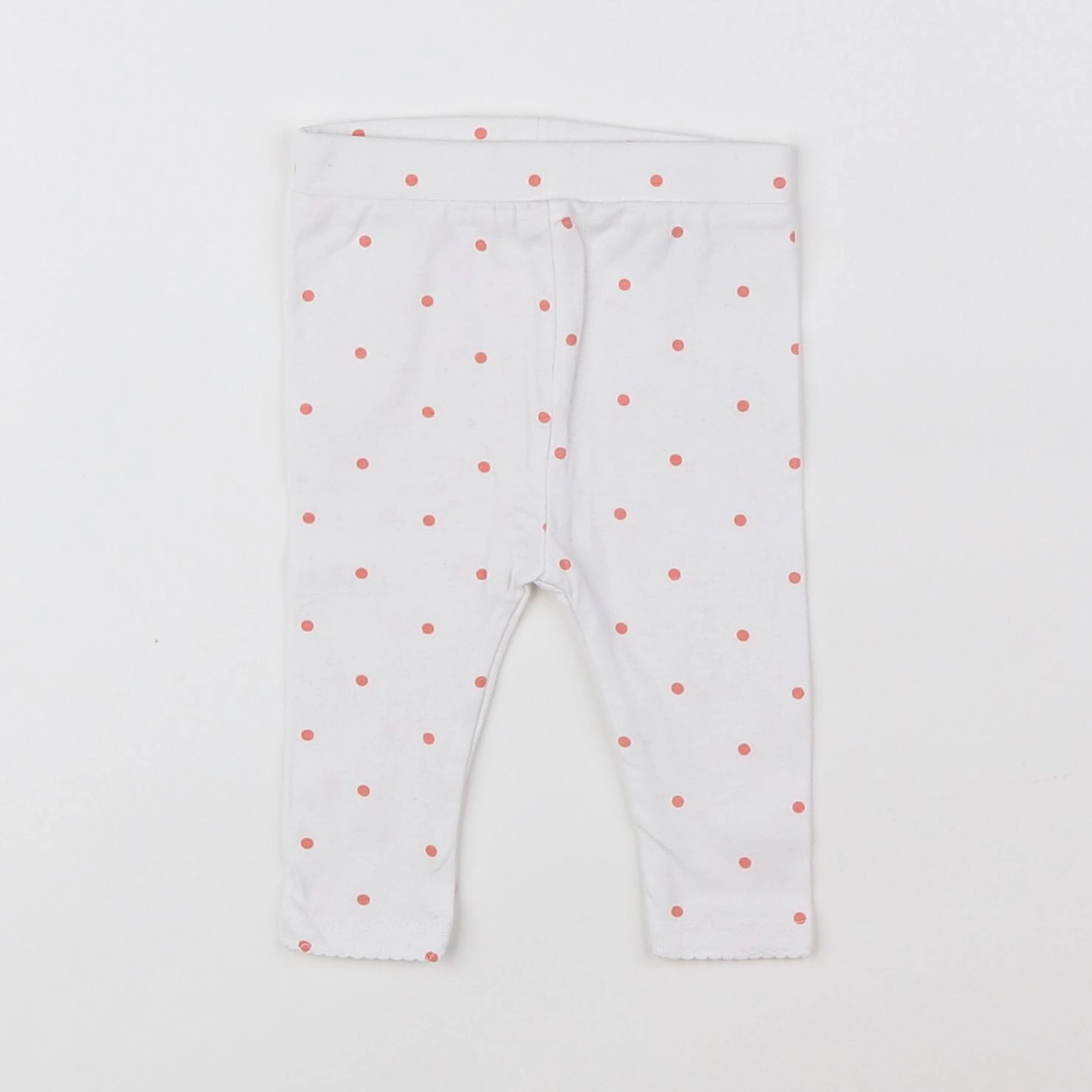 Vertbaudet - legging blanc - 3 mois