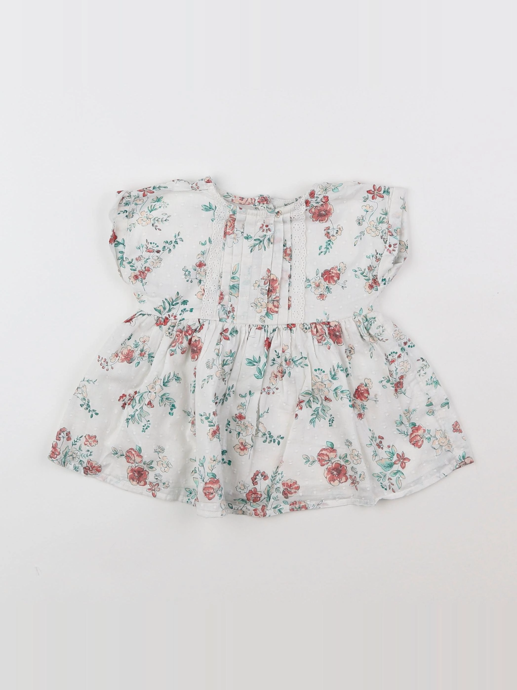 Tape à l'oeil - robe blanc - 3 mois