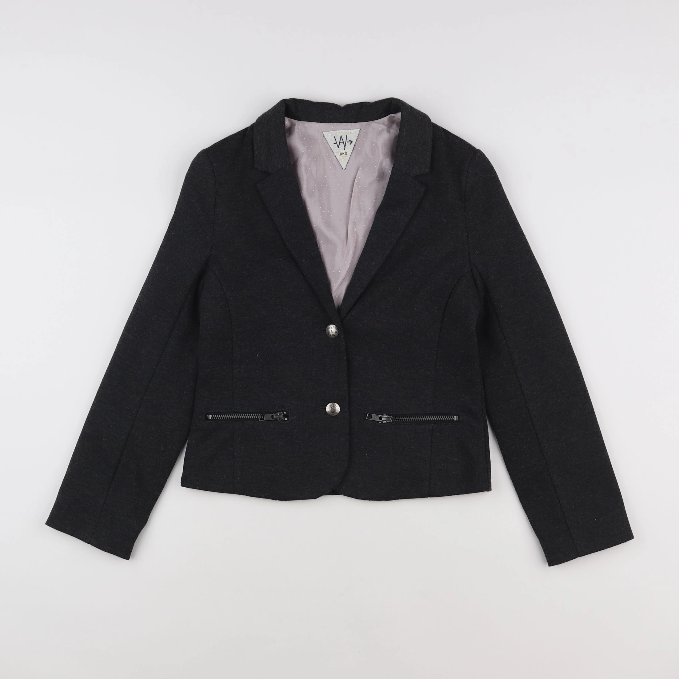 IKKS - veste gris - 10 ans