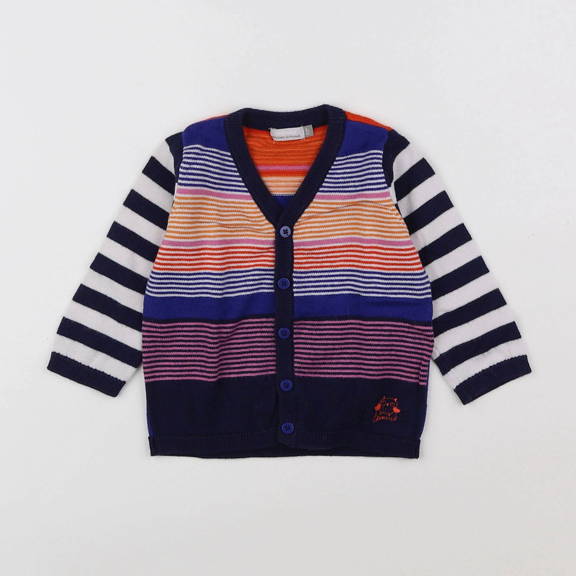 Catimini - gilet multicolore - 6 mois