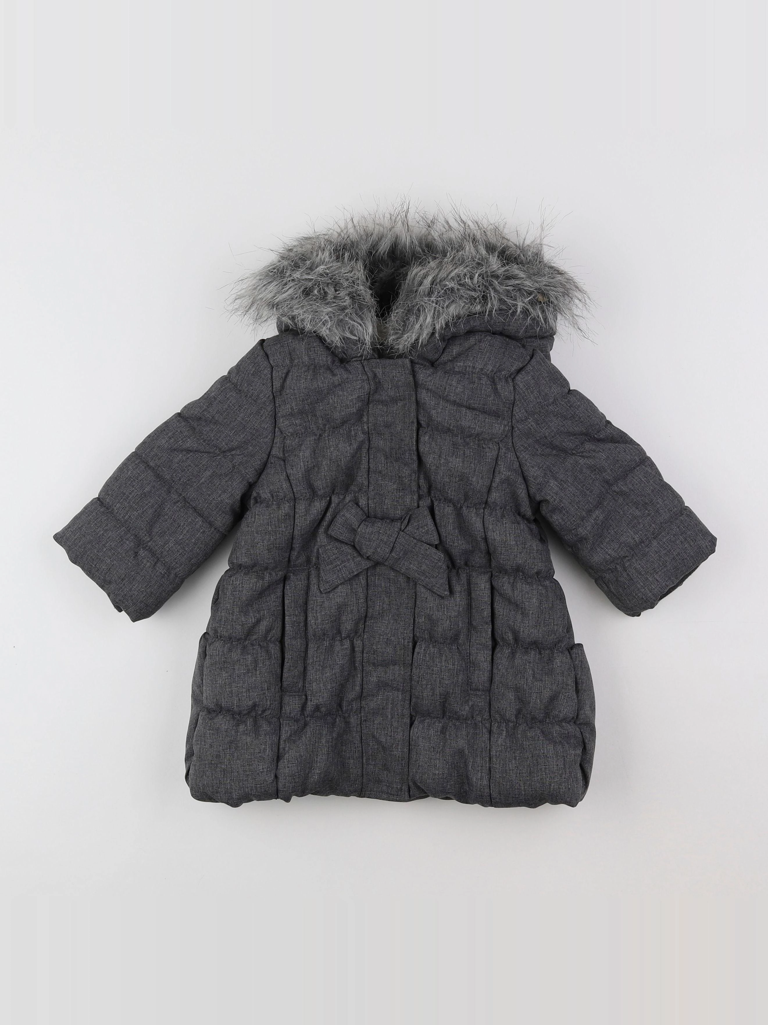 Natalys - parka gris - 12 mois