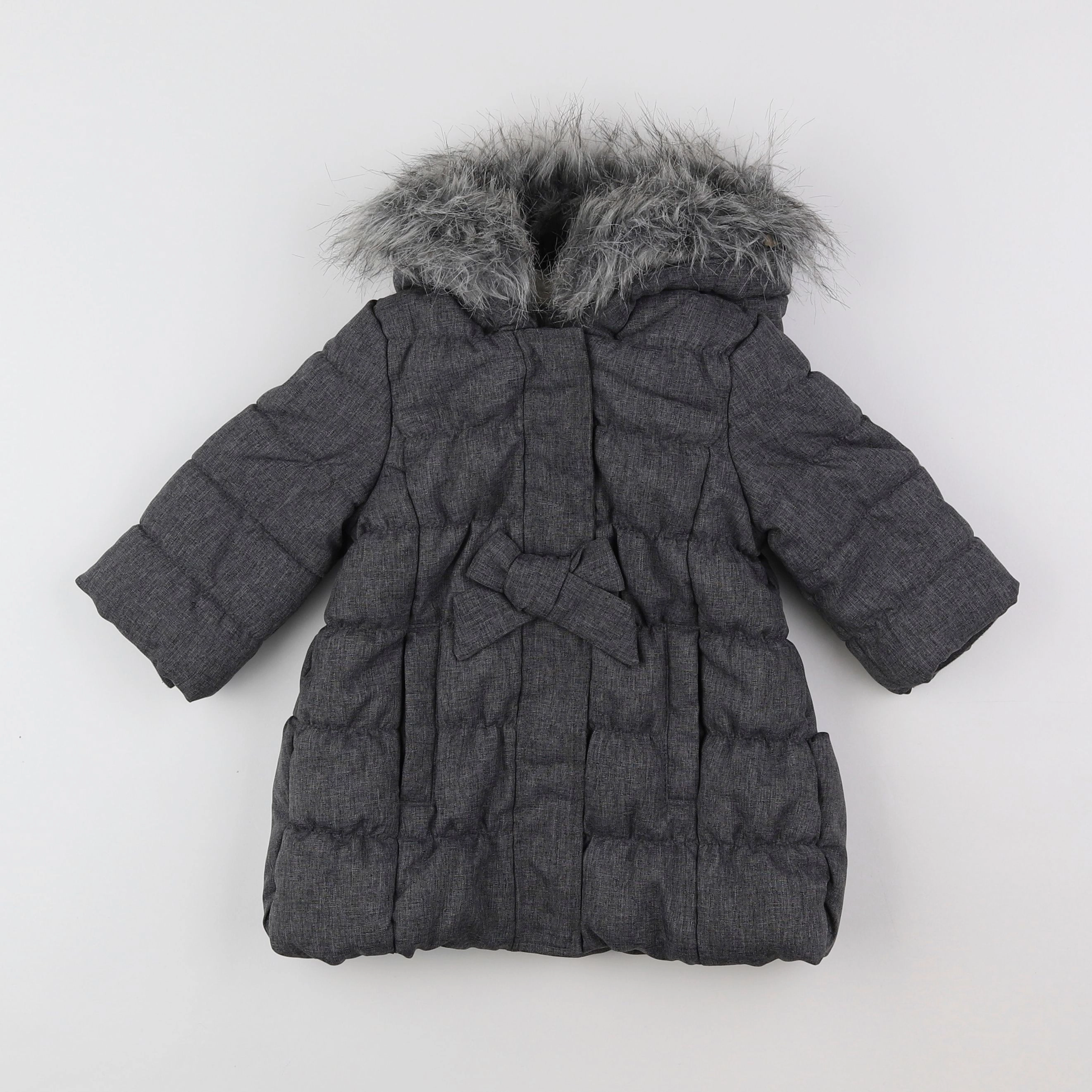 Natalys - parka gris - 12 mois