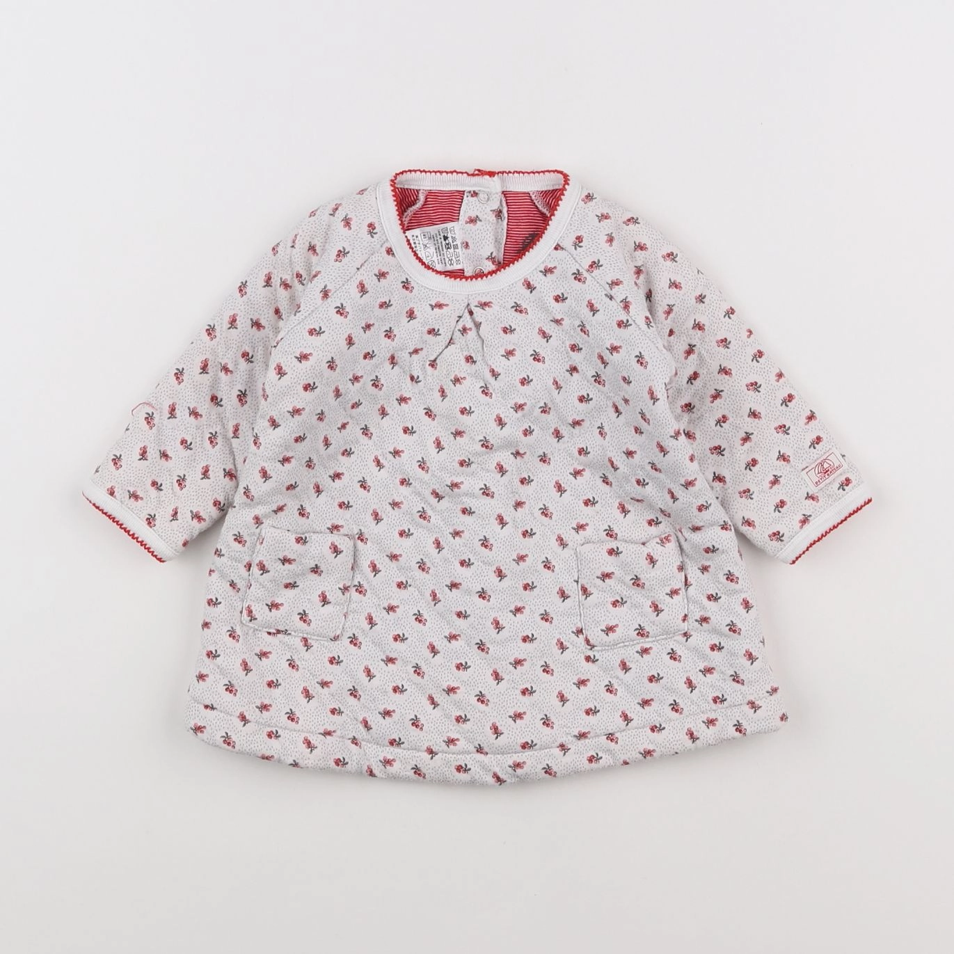 Petit Bateau - robe multicolore - 6 mois