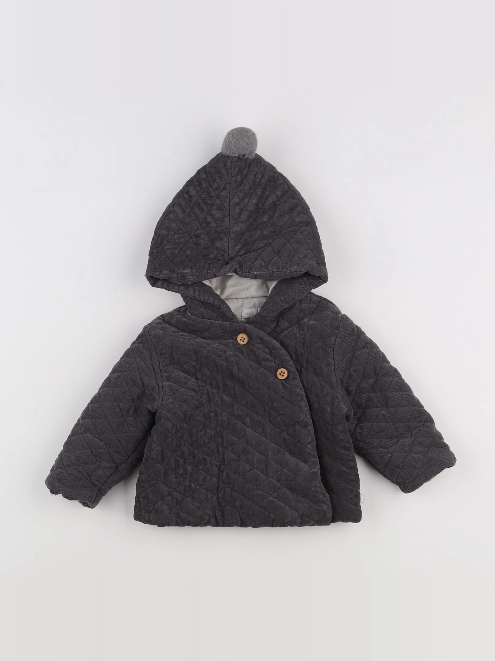 Zara - veste gris - 6/9 mois