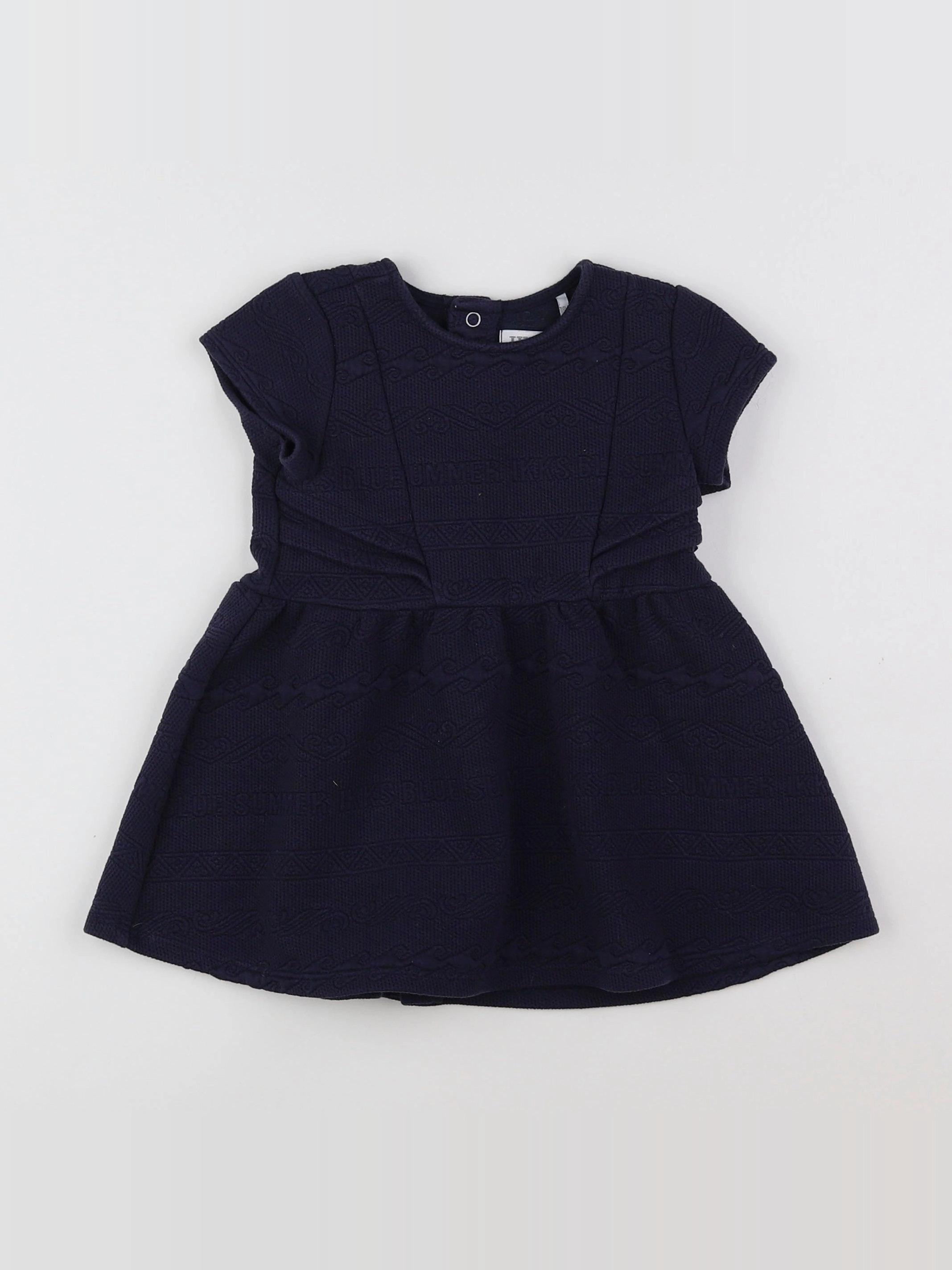 IKKS - robe bleu - 18 mois
