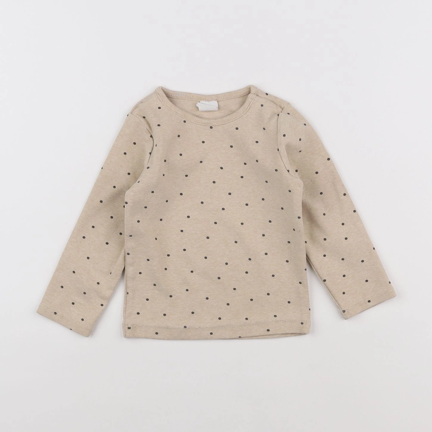 H&M - tee-shirt marron, noir - 12/18 mois