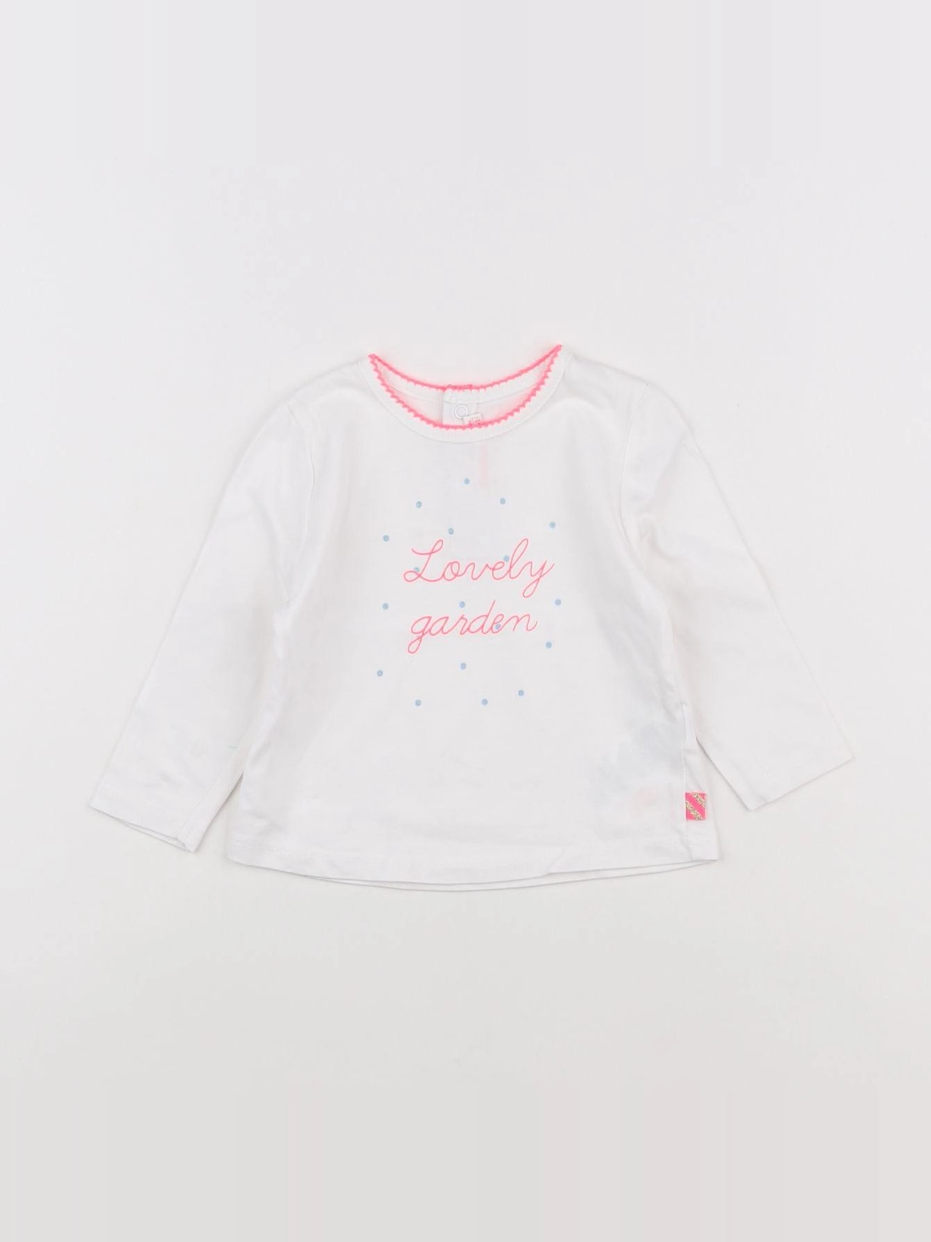 Billie Blush - tee-shirt blanc - 9 mois