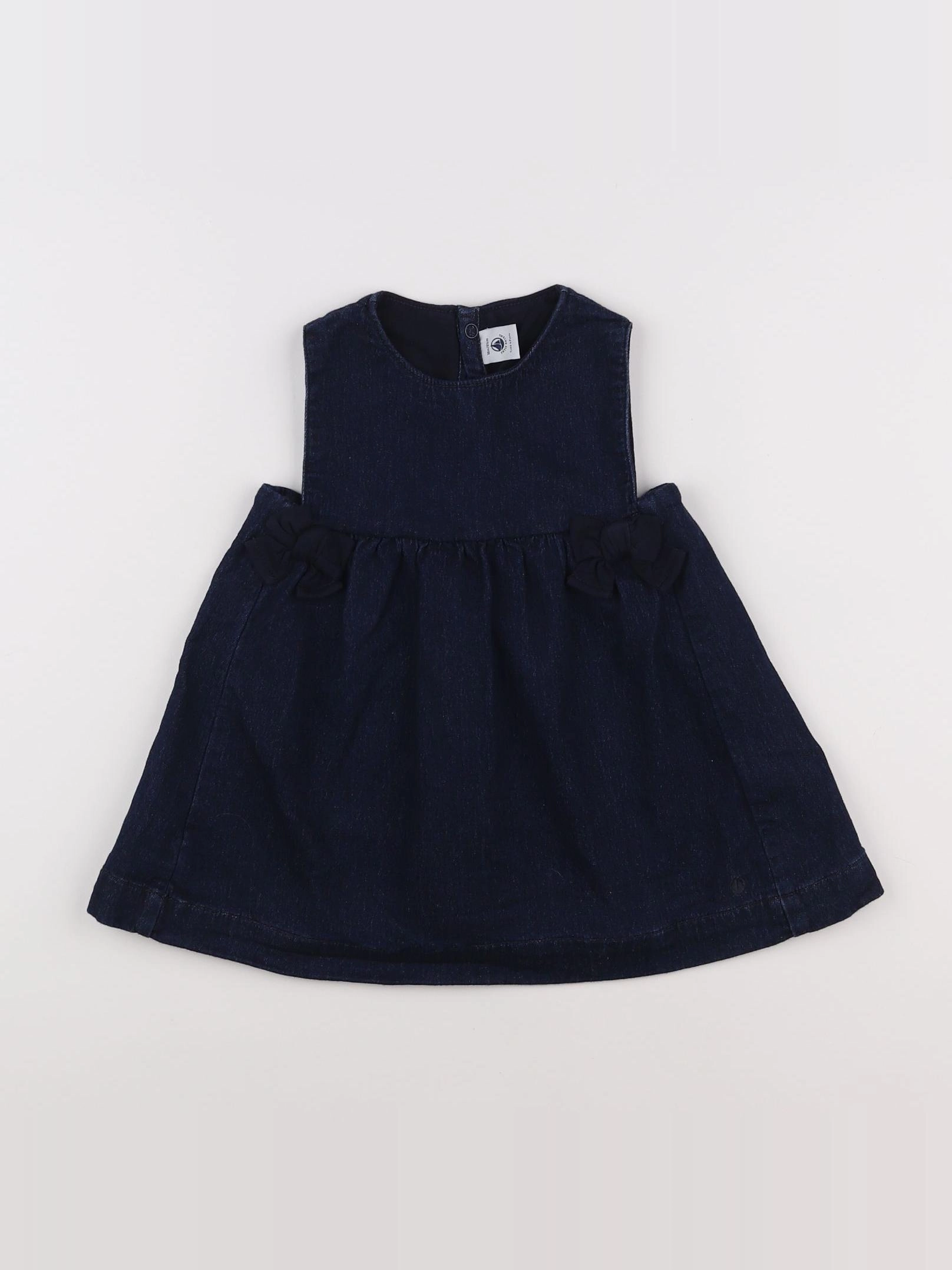 Petit Bateau - robe bleu - 18 mois
