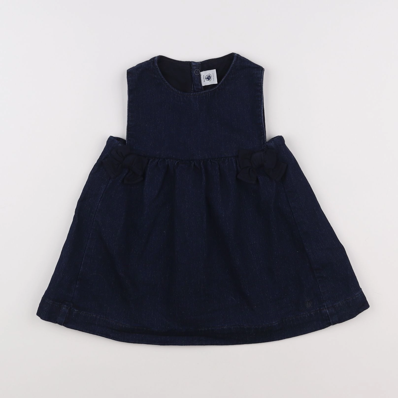 Petit Bateau - robe bleu - 18 mois