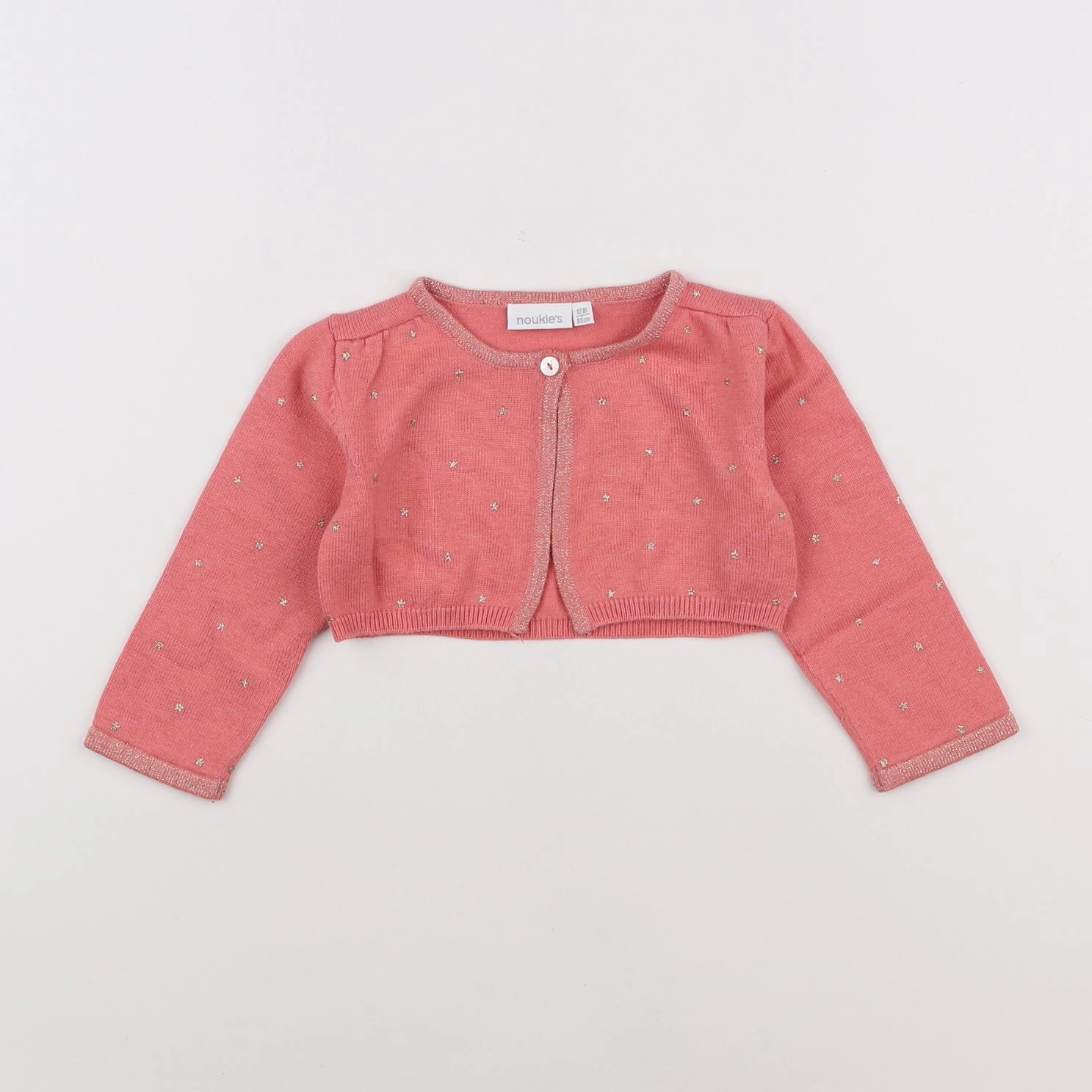 Noukie's - gilet rose - 12 mois