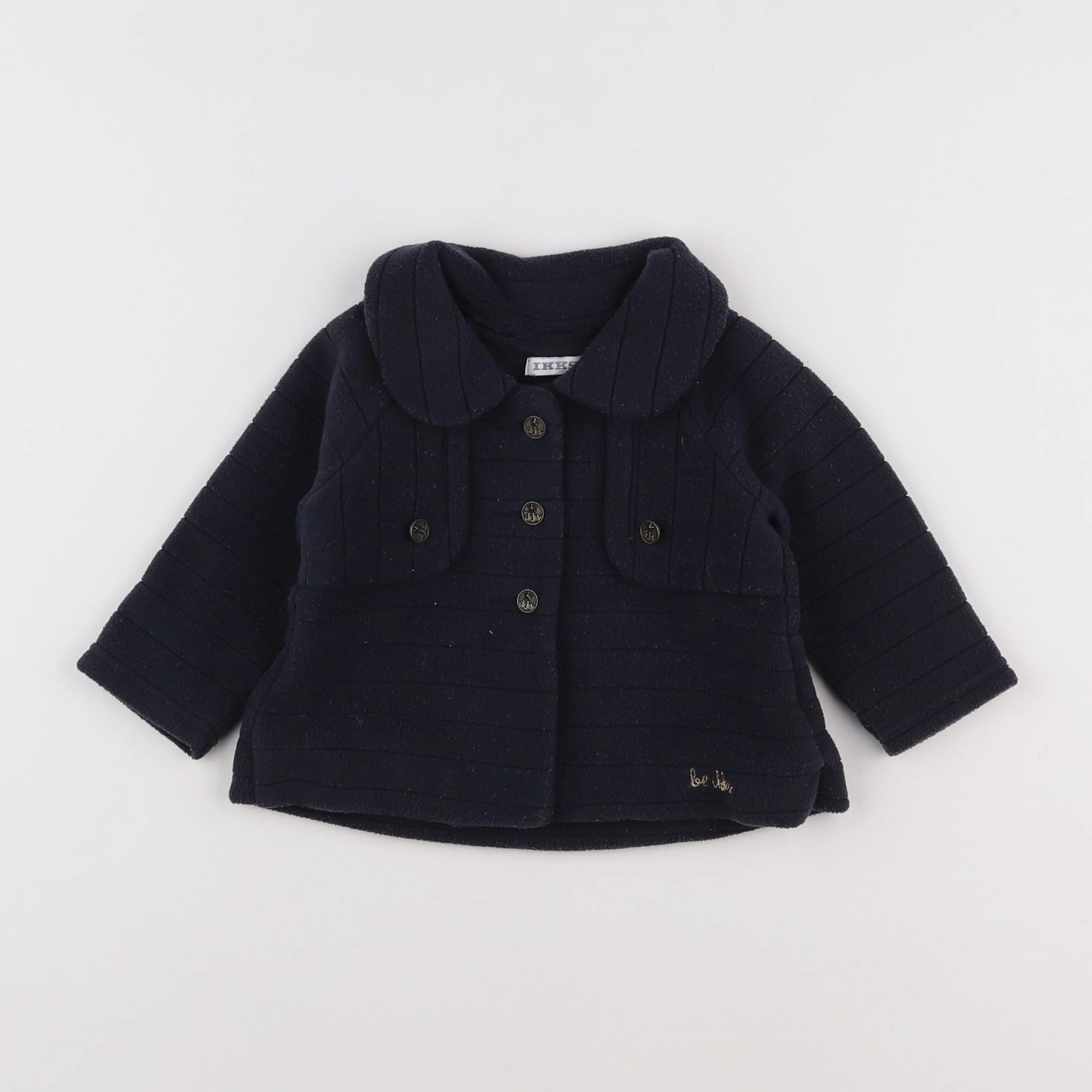IKKS - veste bleu - 6 mois
